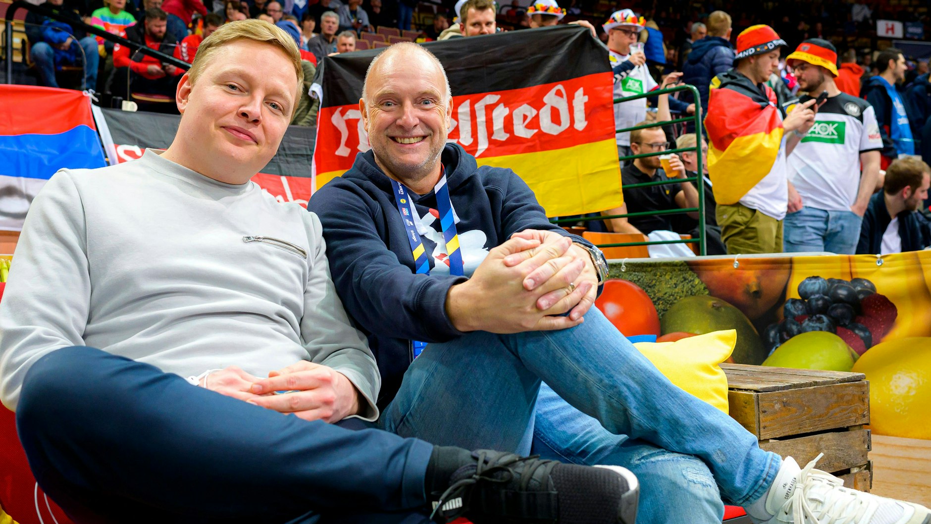 Mit seinem Kollegen Florian Schmidt-Sommerfeld betreibt Frank Buschmann den Podcast „Lauschangriff“.