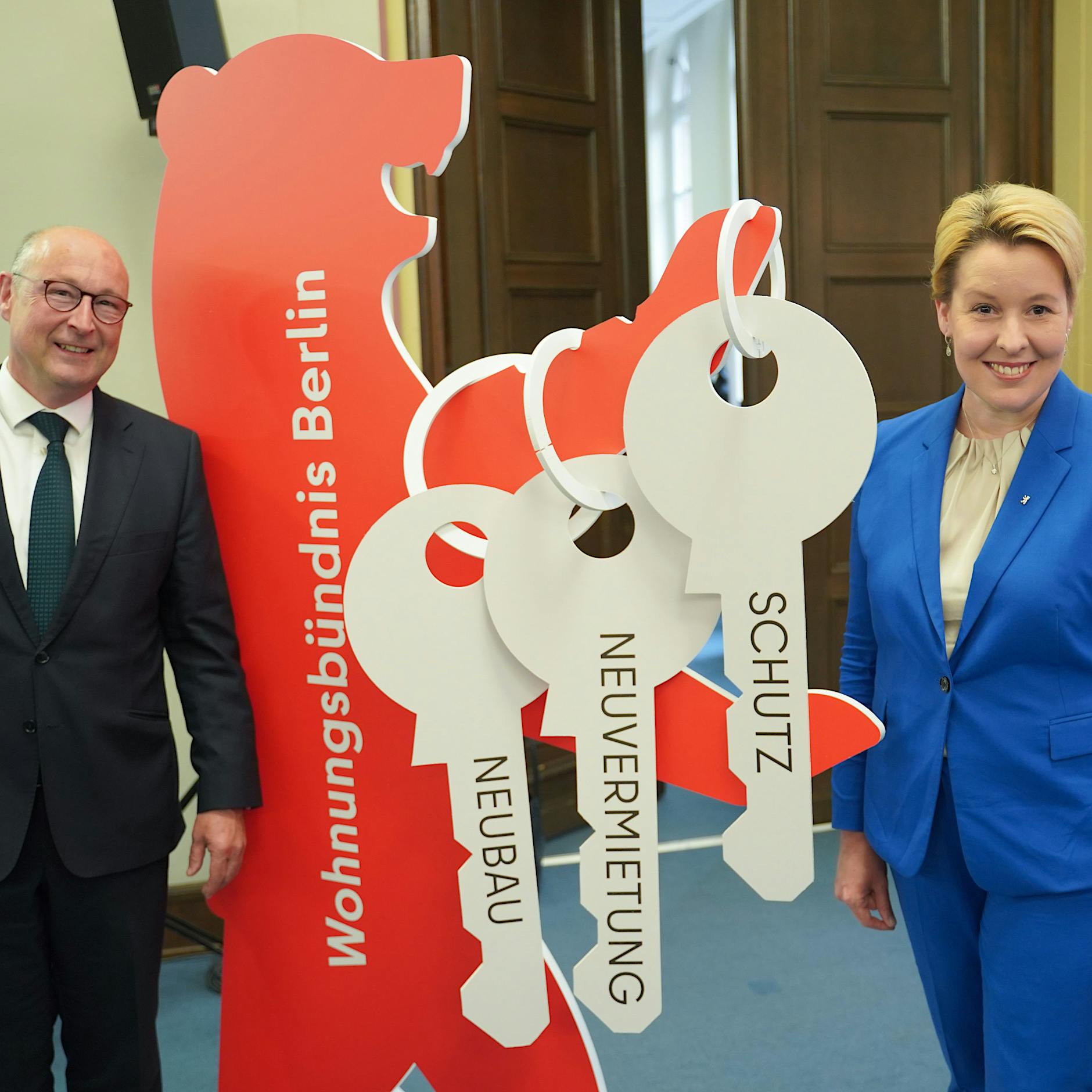 Trotz Vonovias Neubau-Bremse: Giffey hält an Kurs in der Wohnungspolitik fest