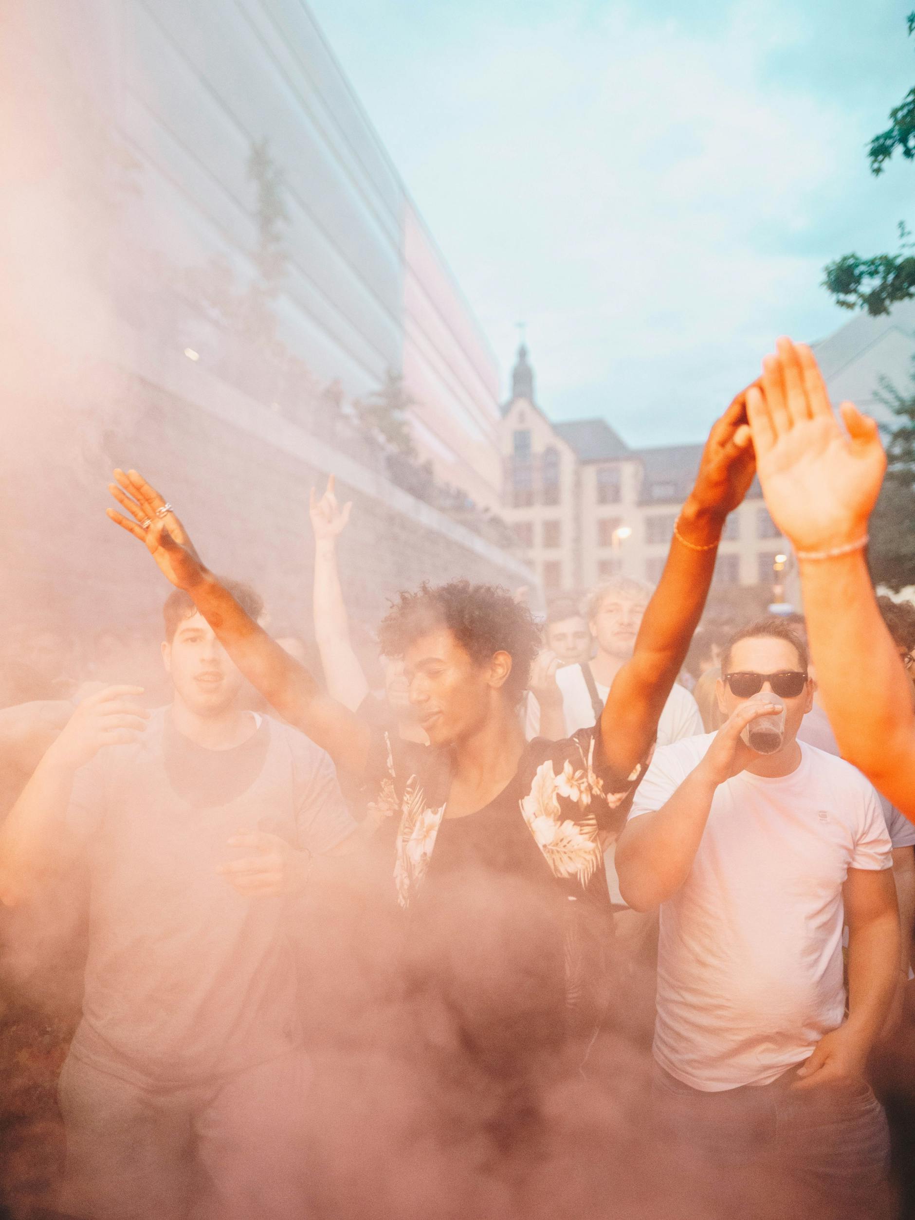 Ist das auch Chemnitz? Klar, während des Kosmos-Festivals 2022.