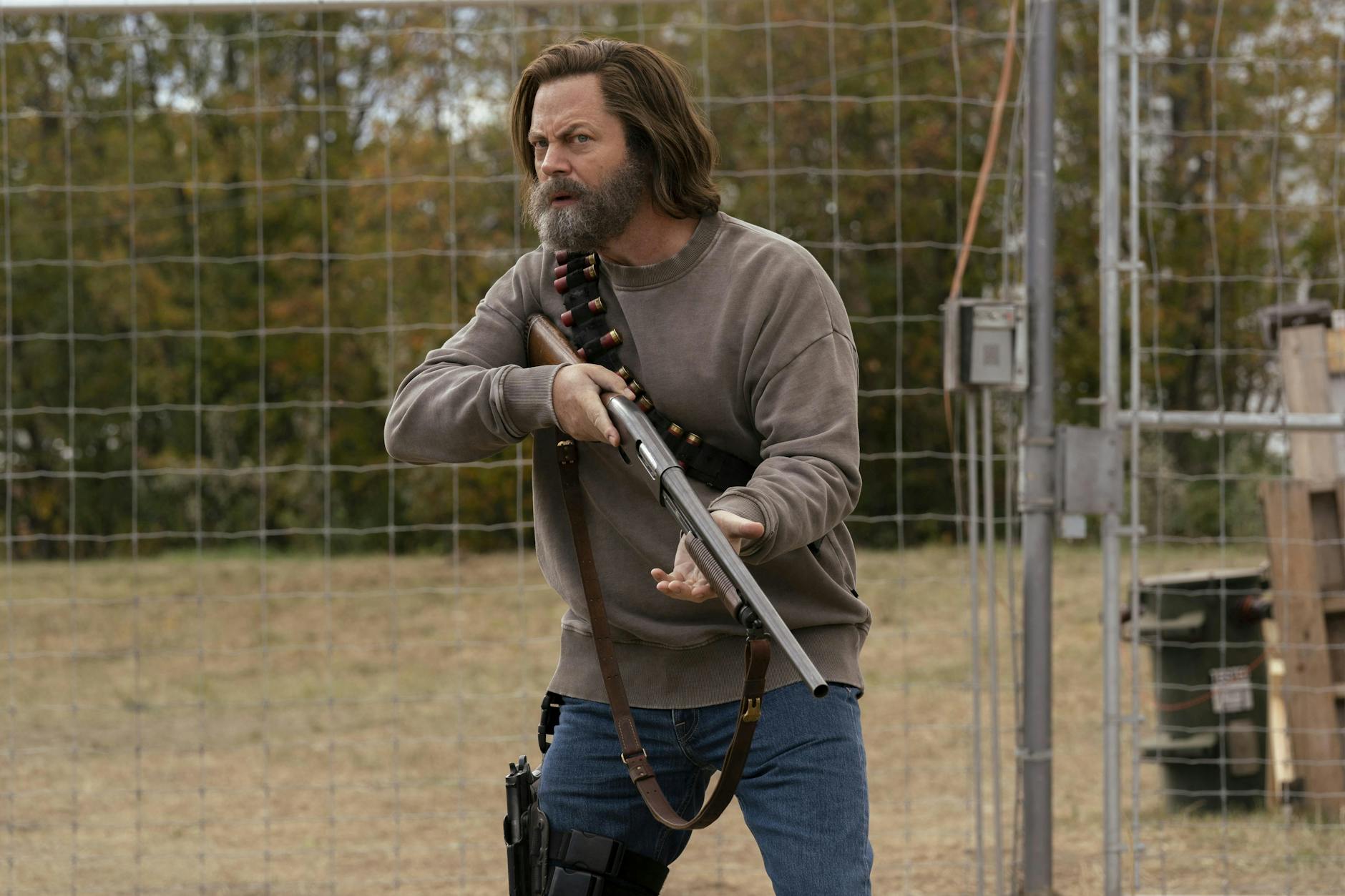 Nick Offerman als schwuler Prepper in „The Last of Us“