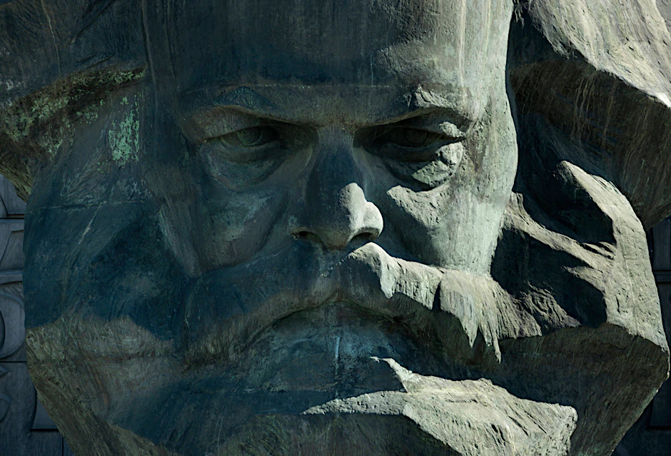 „Der Nischel“: Karl Marx war zwar selbst nie in Chemnitz, sein Kopf ist trotzdem das Wahrzeichen der Stadt.