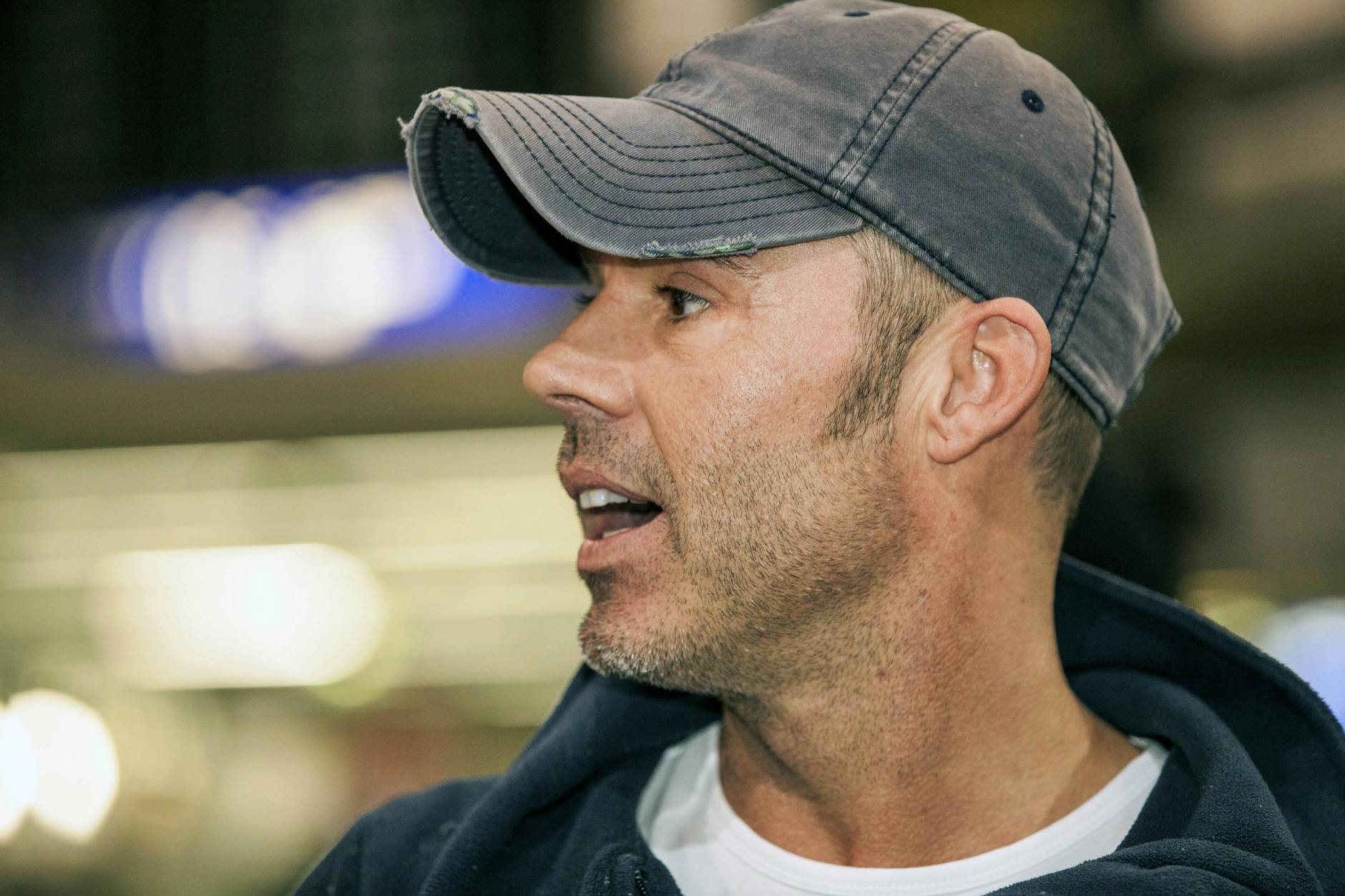 Machte keine gute Figur: Benjamin Boyce bei der Abreise der Dschungelcamp-Kandidaten.