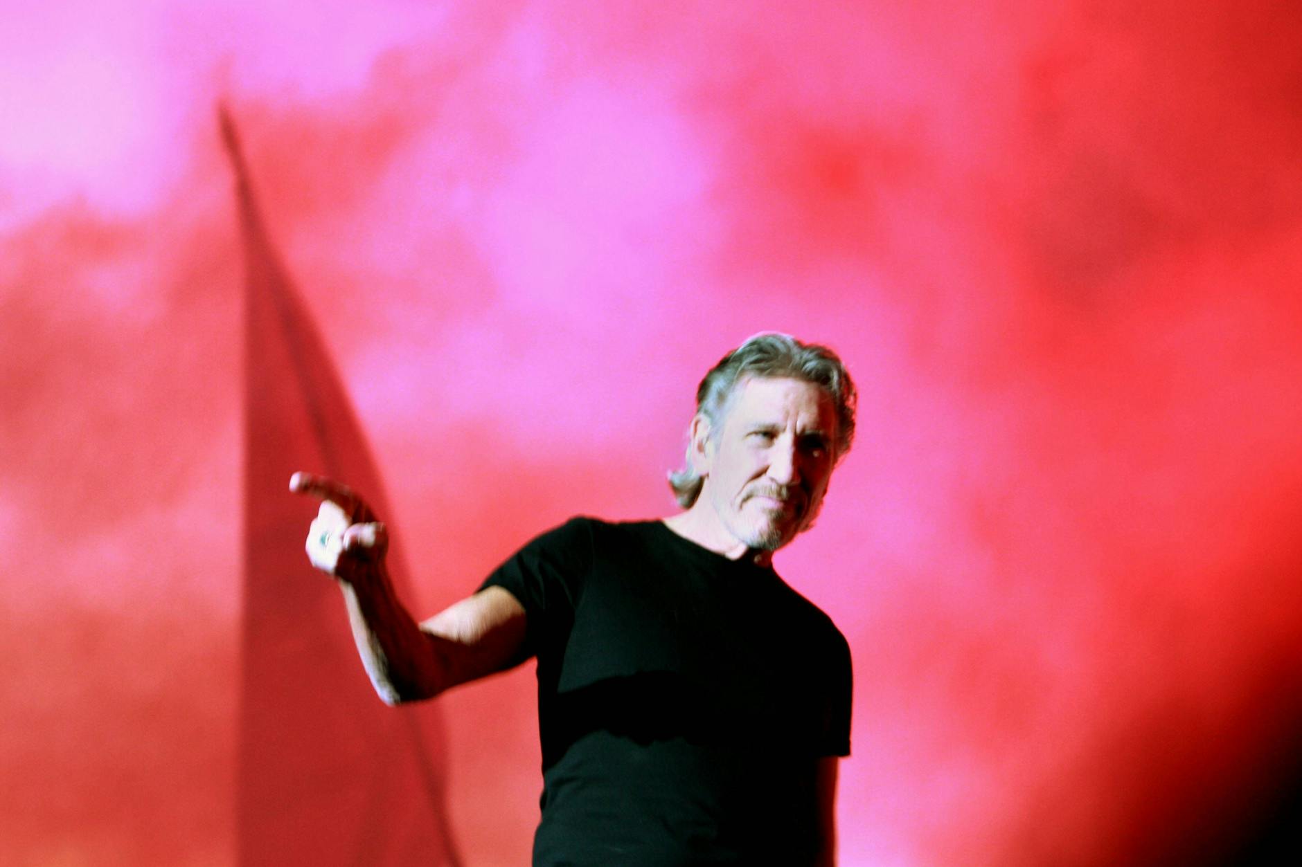 San Francisco: Roger Waters steht bei einem Auftritt in Kalifornien auf der Bühne.
