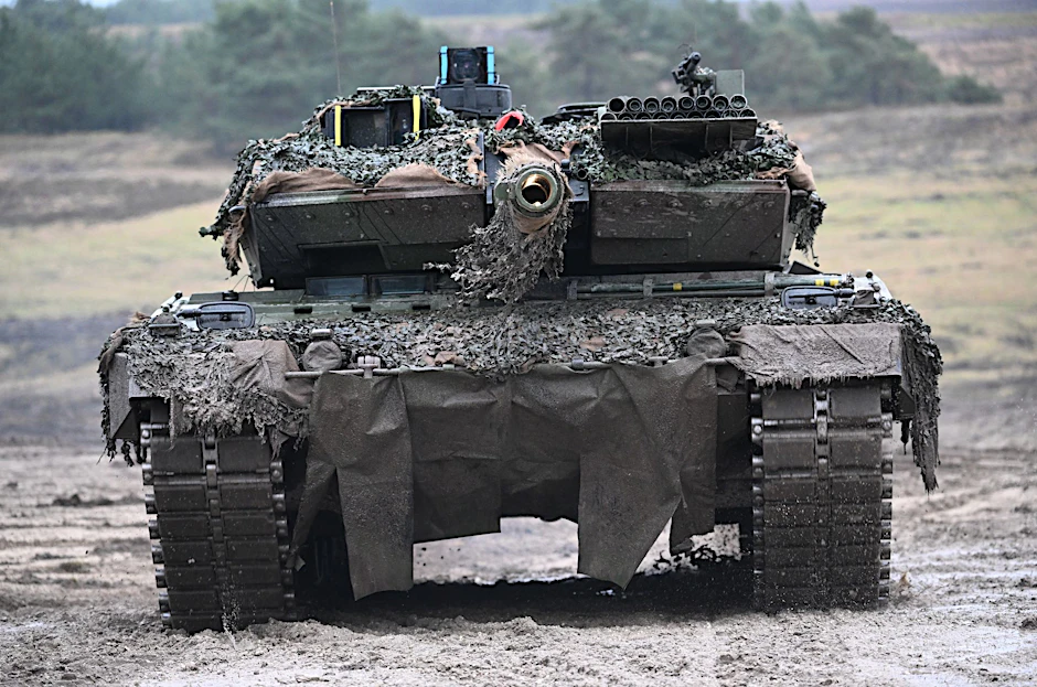 Ein Leopard-2-Panzer.&nbsp;