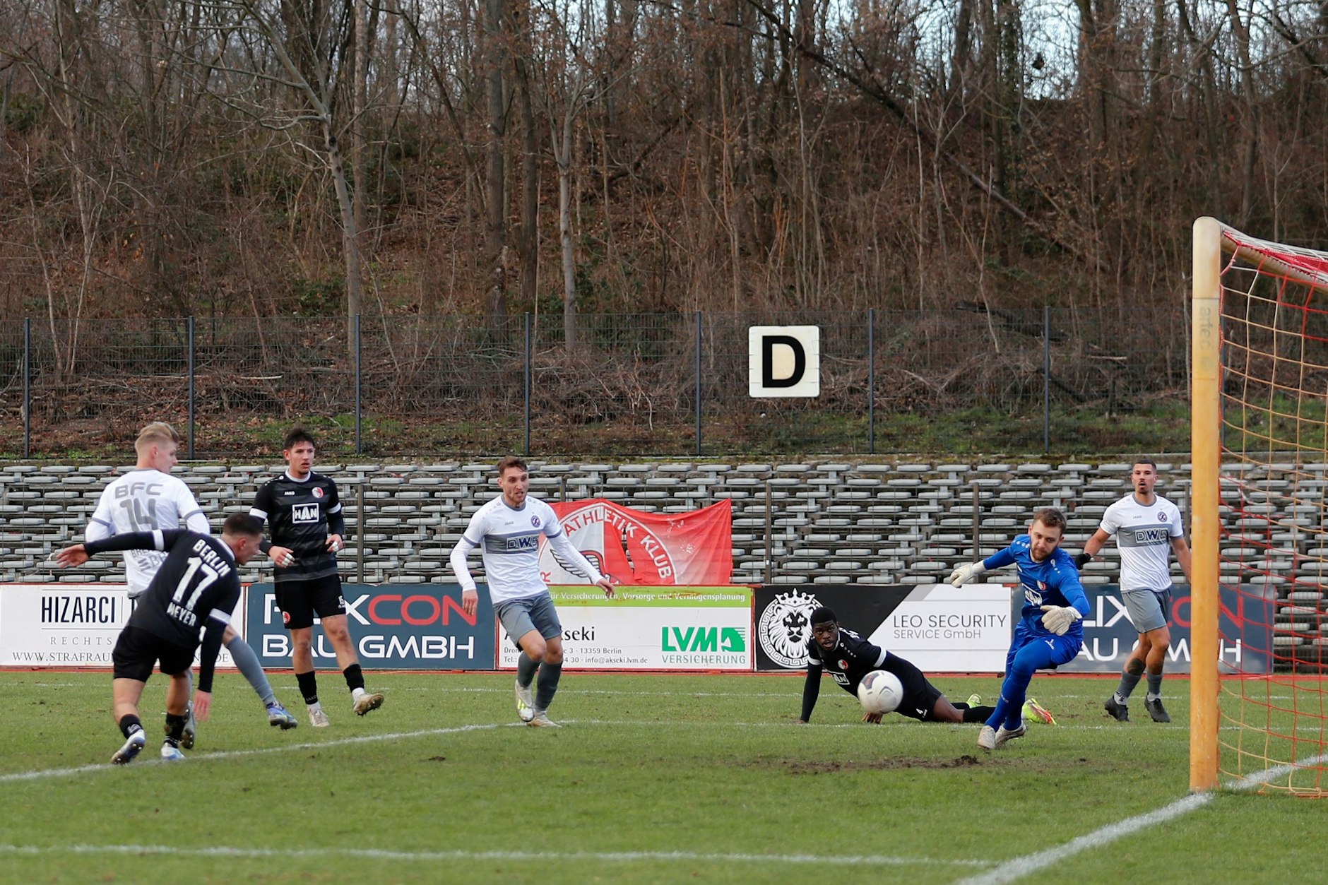Joey Breitfeld (.l). traf für den BFC Dynamo beim BAK zum 2:0-Endstand (70.).&nbsp;