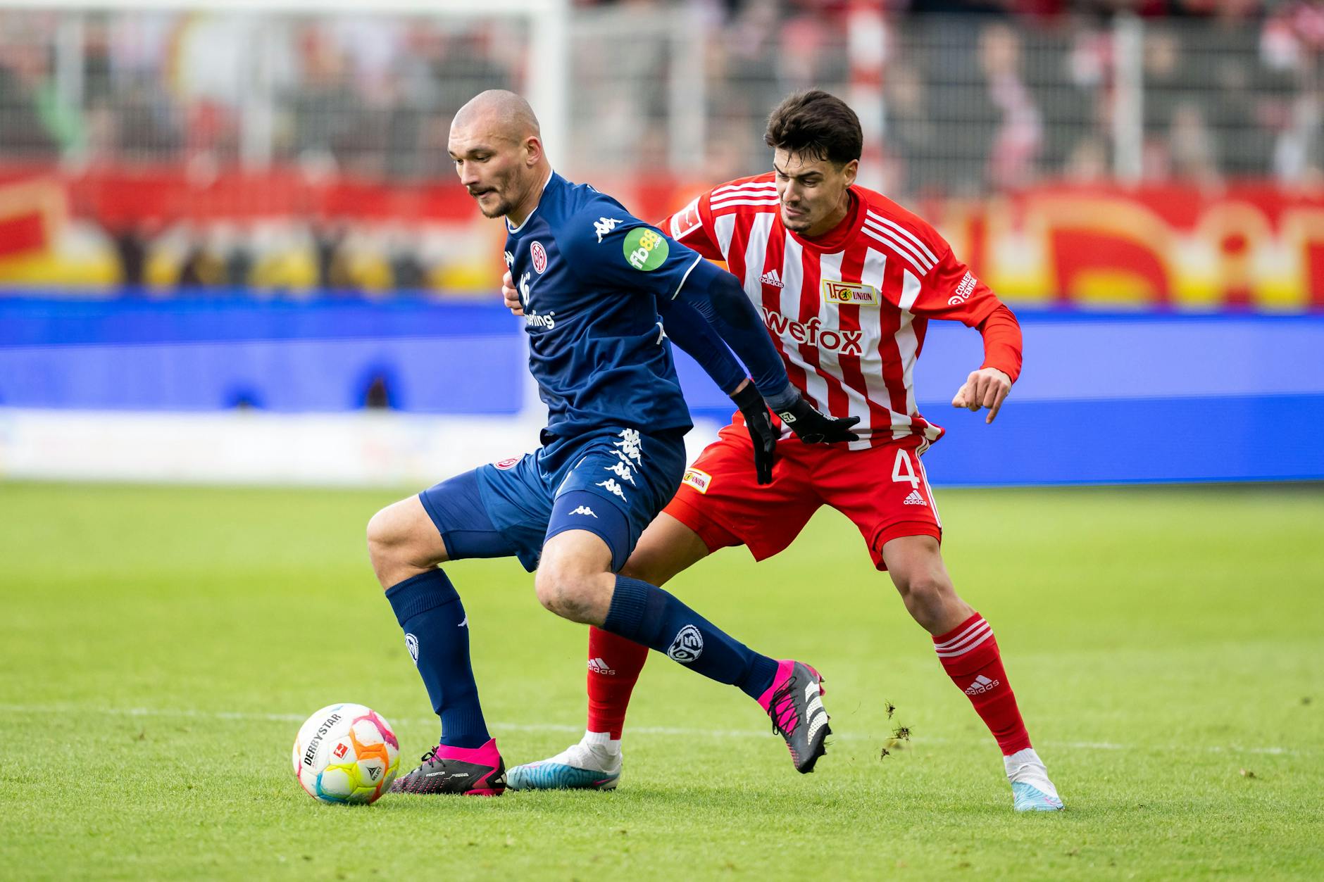 Diogo Leite (r.) sprach nach der Partie gegen Mainz und dem anhaltenden Mega-Lauf von einem unglaublichen Gefühl.