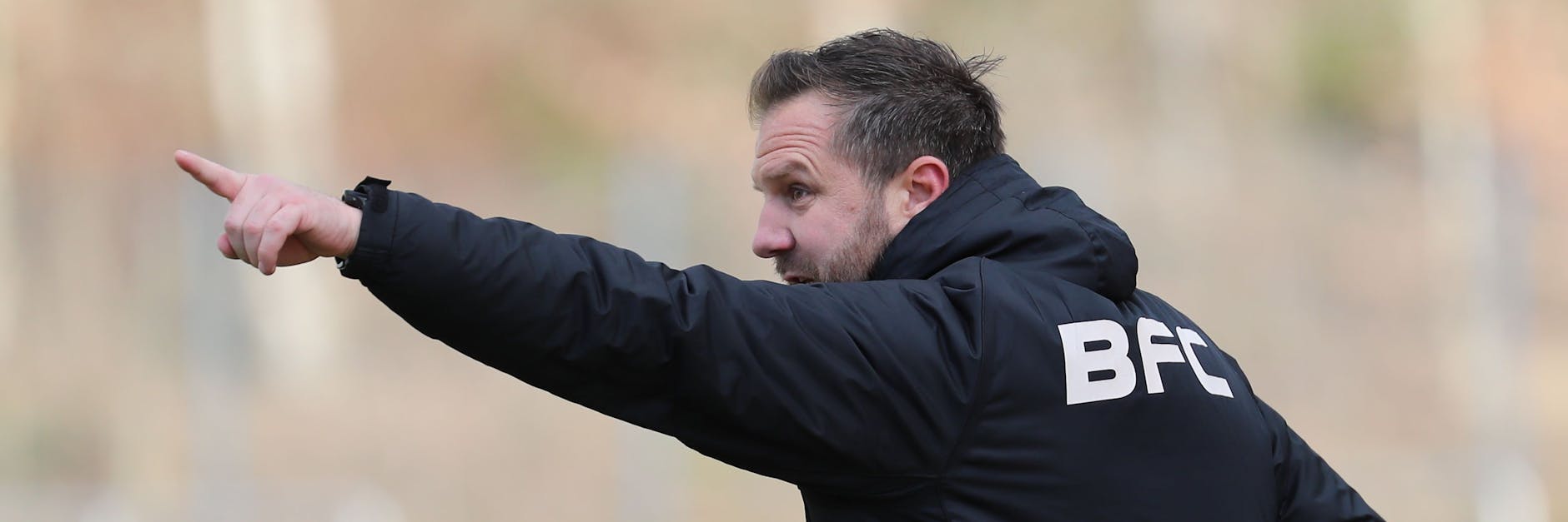 Heiner Backhaus, der Cheftrainer von BFC Dynamo, bleibt energisch nach dem 2:0-Sieg beim BAK: Jetzt nur nicht nachlassen.