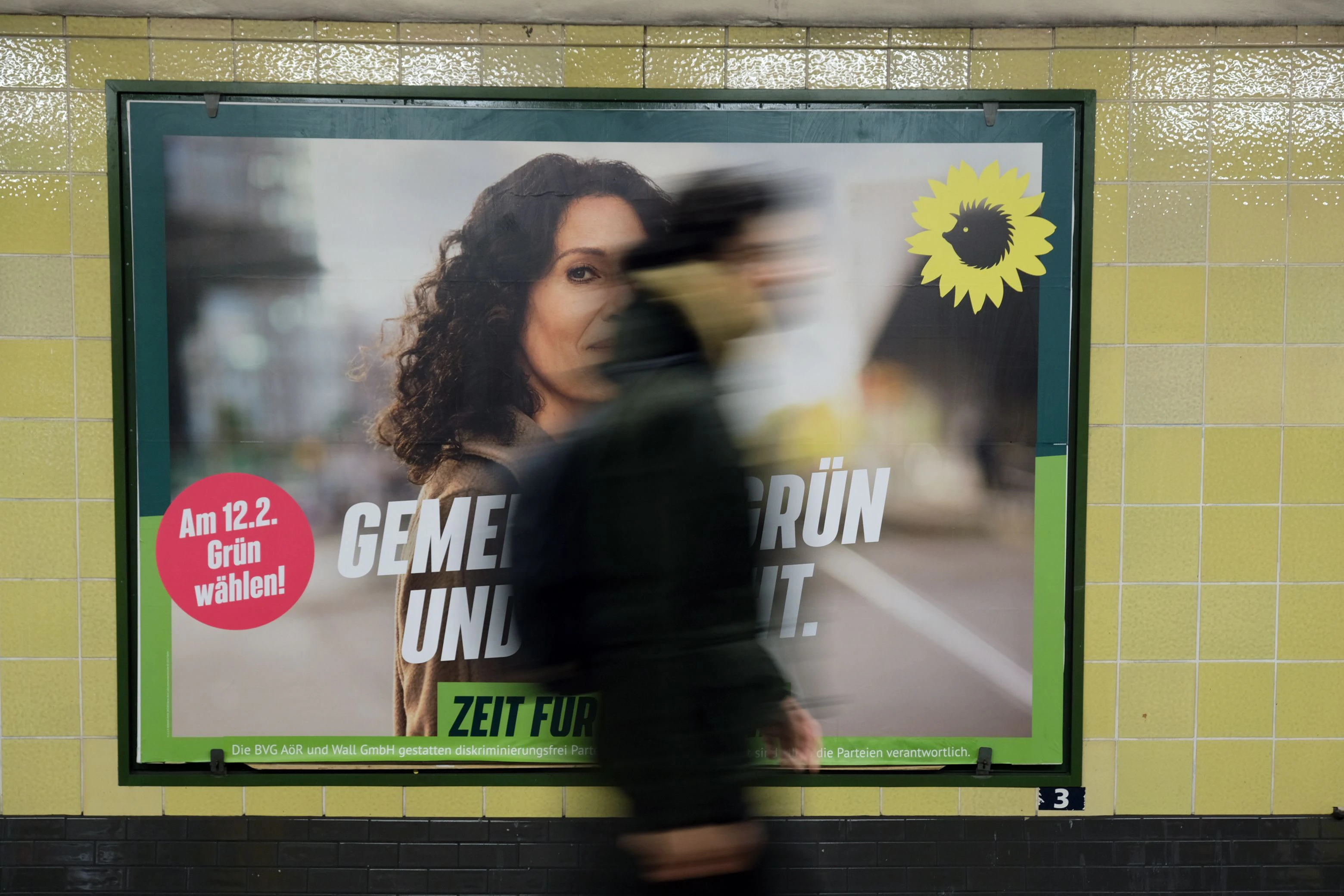 Ein Wahlplakat von Bettina Jarasch&nbsp;