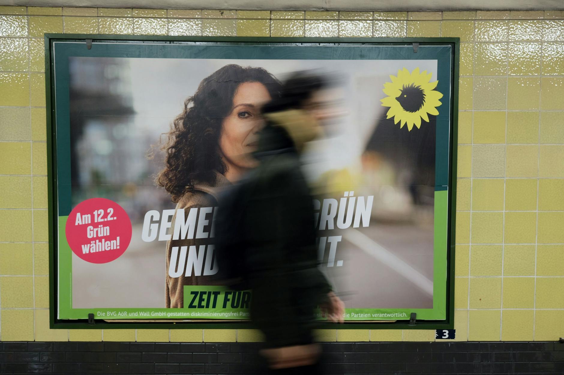 Ein Wahlplakat von Bettina Jarasch 