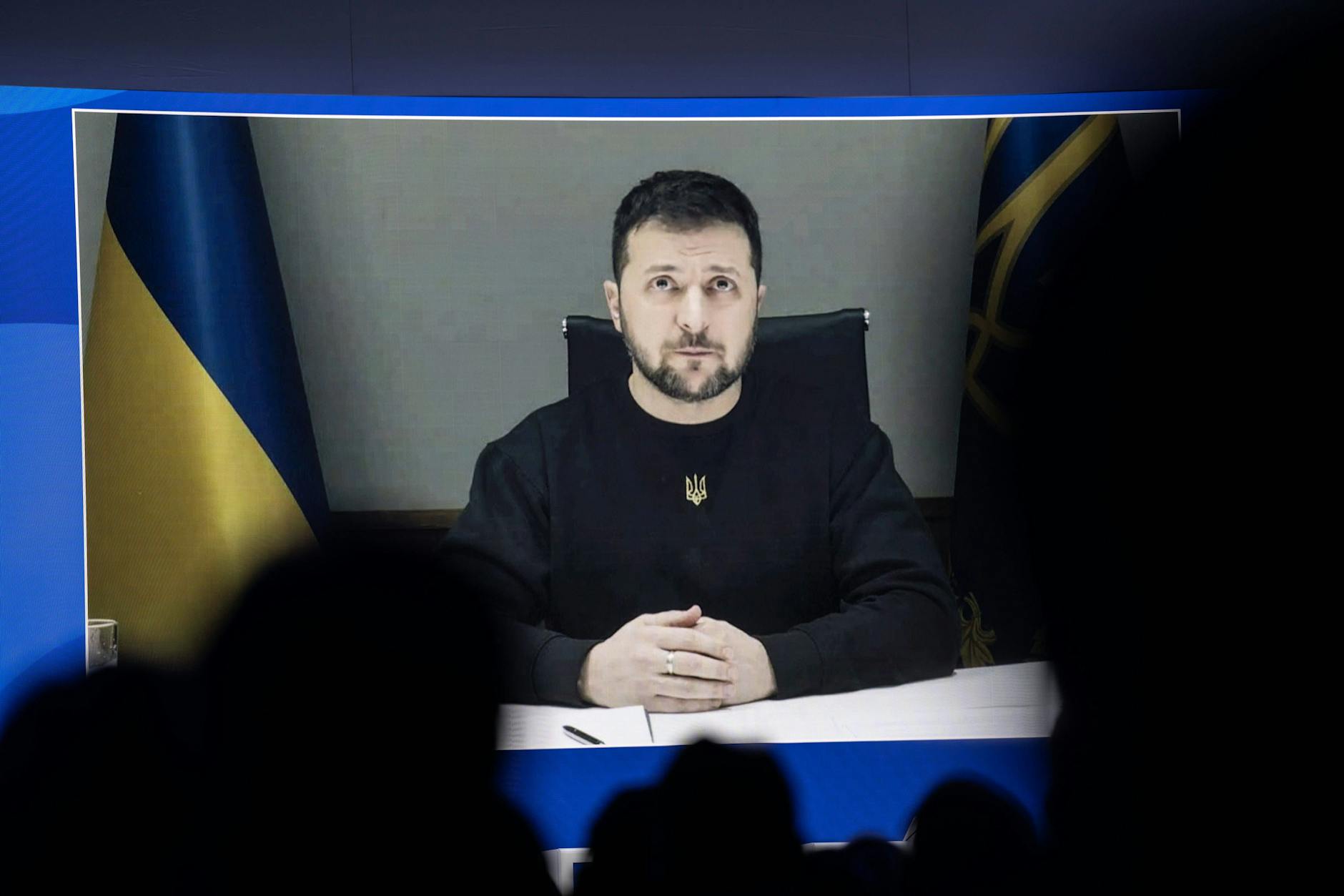 Januar 2023, Selenskyj während des World Economic Forums in Davos. 