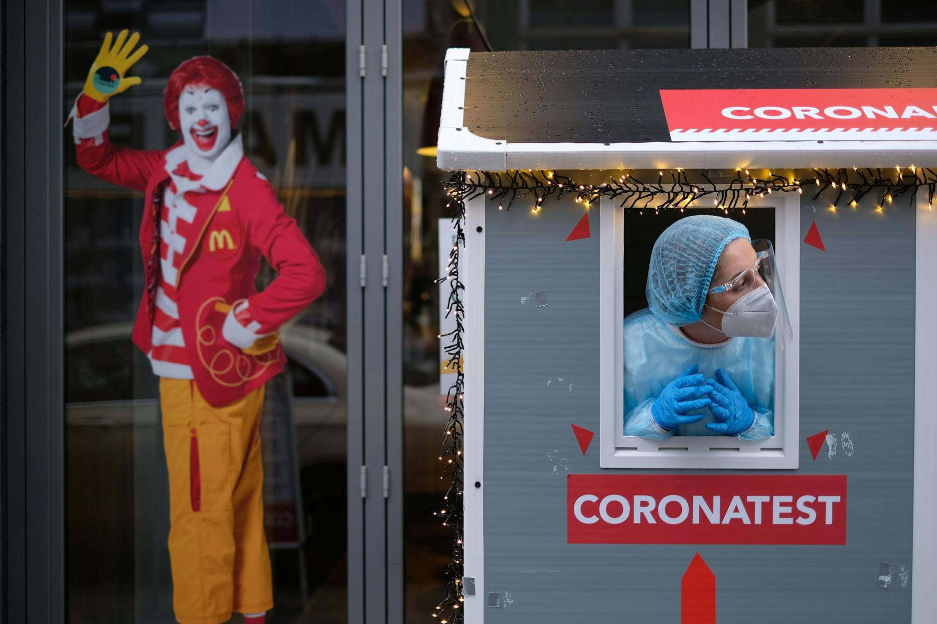 Corona-Teststation in Berlin. Abrechnungsbetrug gab es nicht nur in der Hauptstadt.