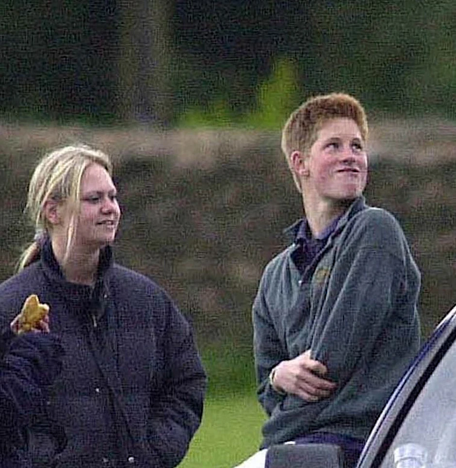 Sasha Walpole und Prinz Harry auf einem Bild aus dem Jahr 2001.