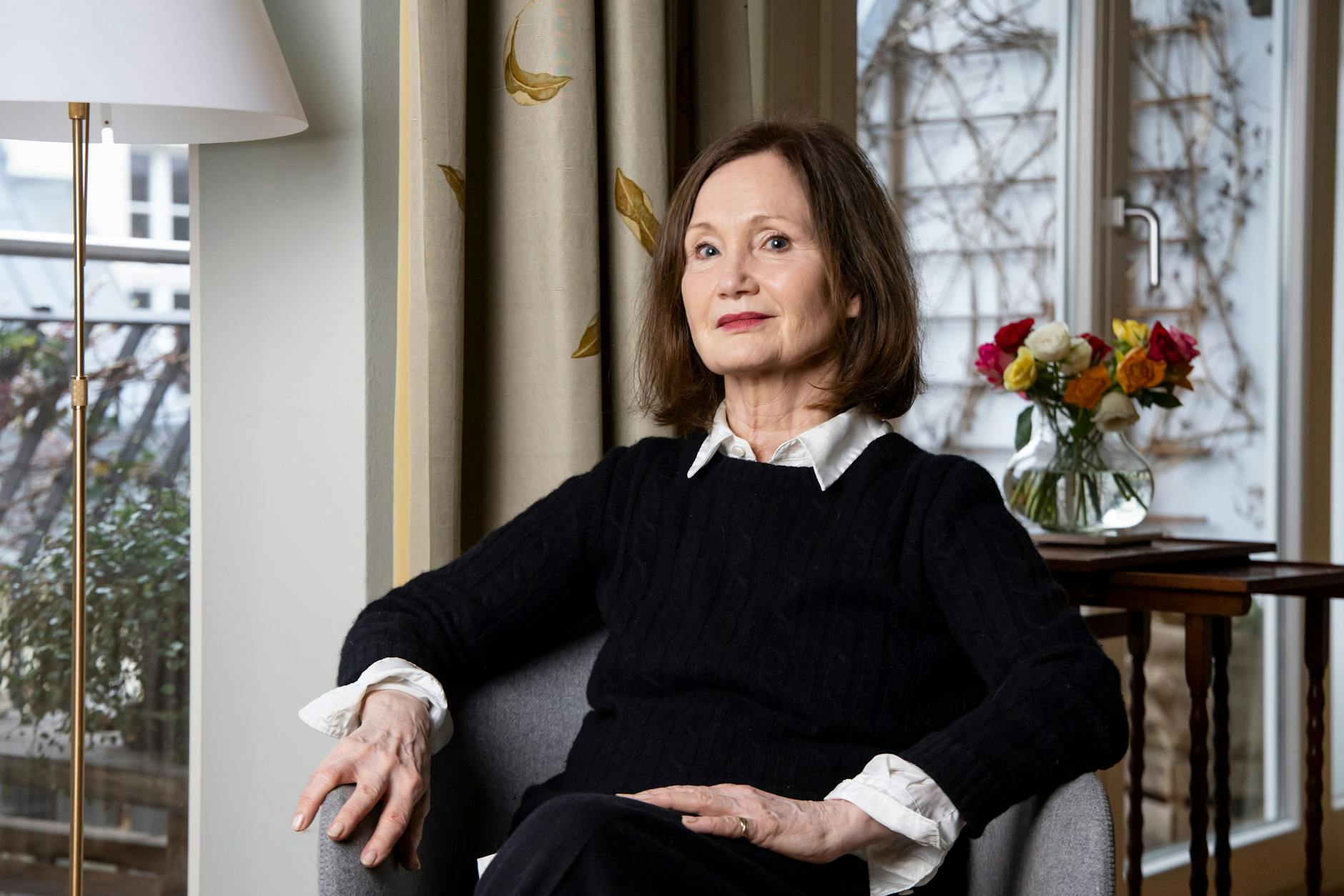 Die Schauspielerin Barbara Schnitzler posiert für ein Porträt in Berlin am 25. Januar 2023.