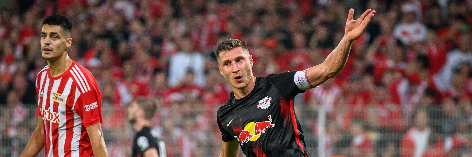 RB-Kapitän Willi Orban traf im Hinspiel beim 2:1-Sieg des 1. FC Union für die Leipziger. Das Rückspiel am Sonnabend wird der Ungar wohl verpassen.