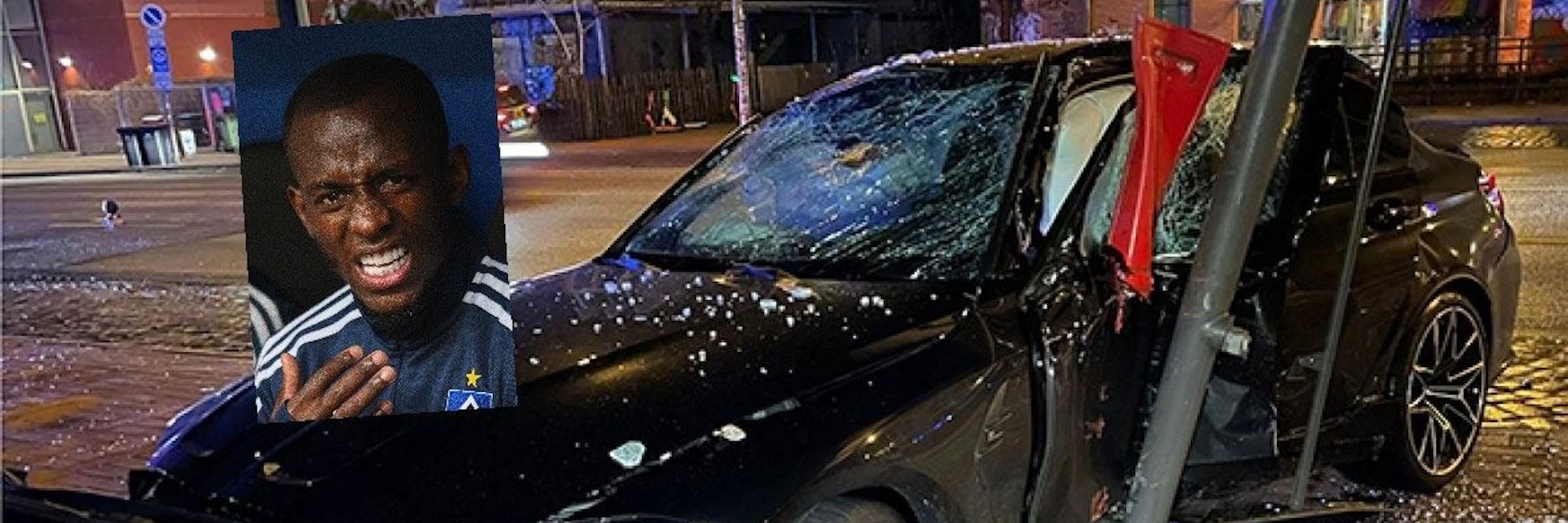 HSV-Profi Jean-Luc Dompé sorgte für Angst und Schrecken auf St. Pauli, crashte mit seinem PS-Monster in eine Bushaltestelle.&nbsp;