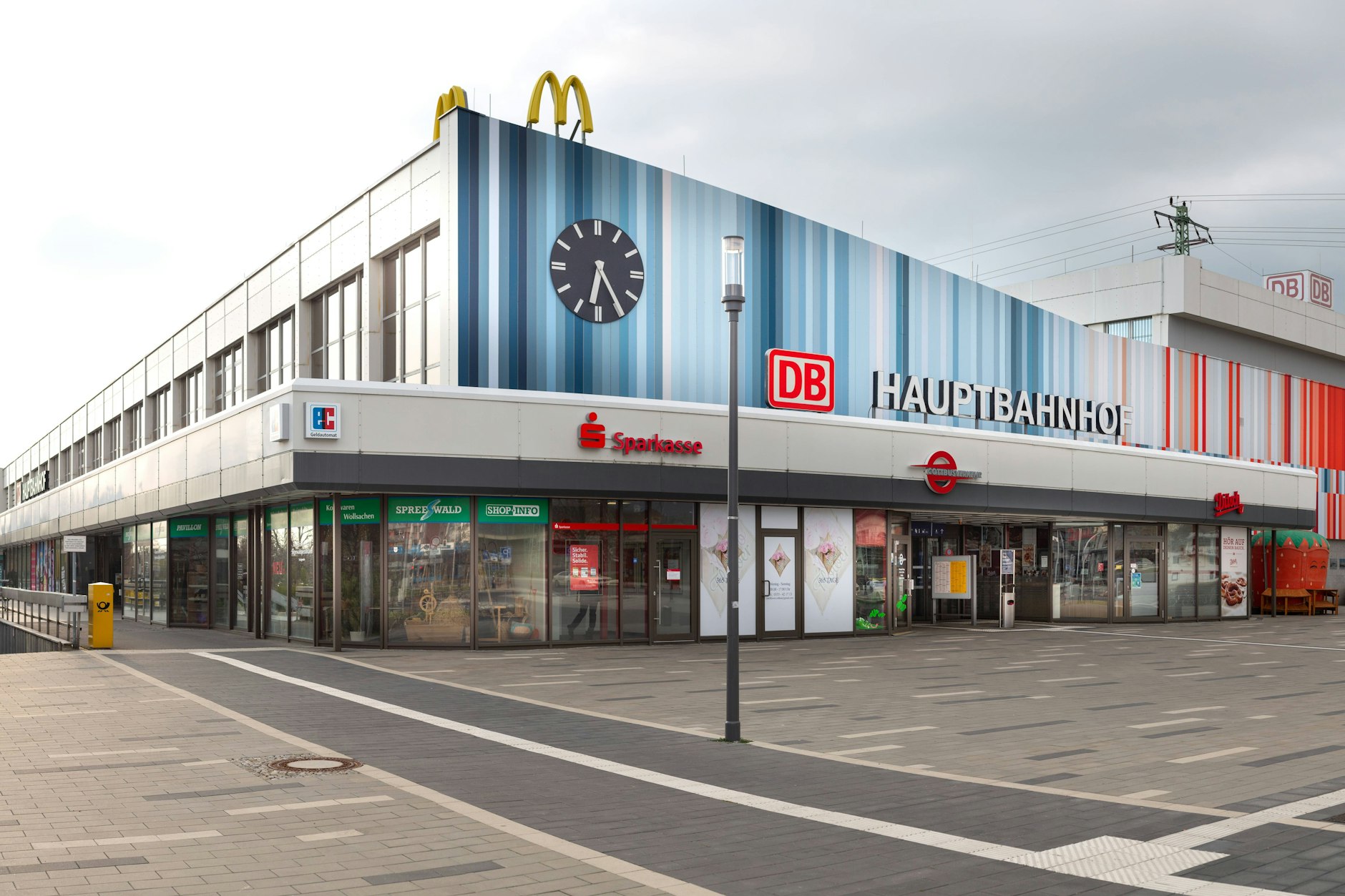Der Cottbuser Hauptbahnhof ist von den Einschränkungen der Bombenentschärfung betroffen.