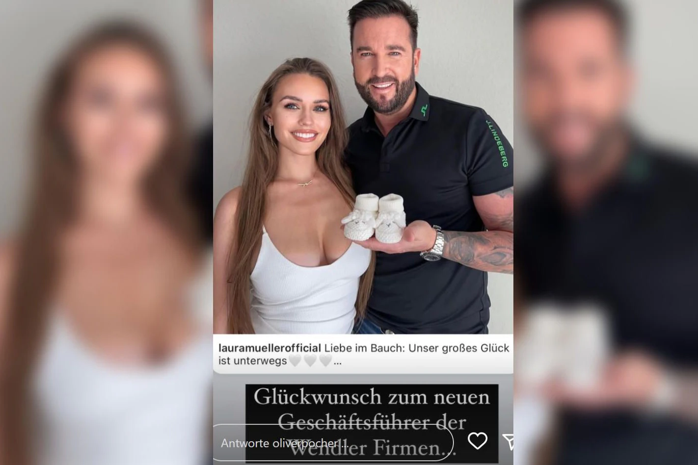 Die Reaktion von Oliver Pocher auf die Babynews von Michael Wendler und Laura Müller. 
