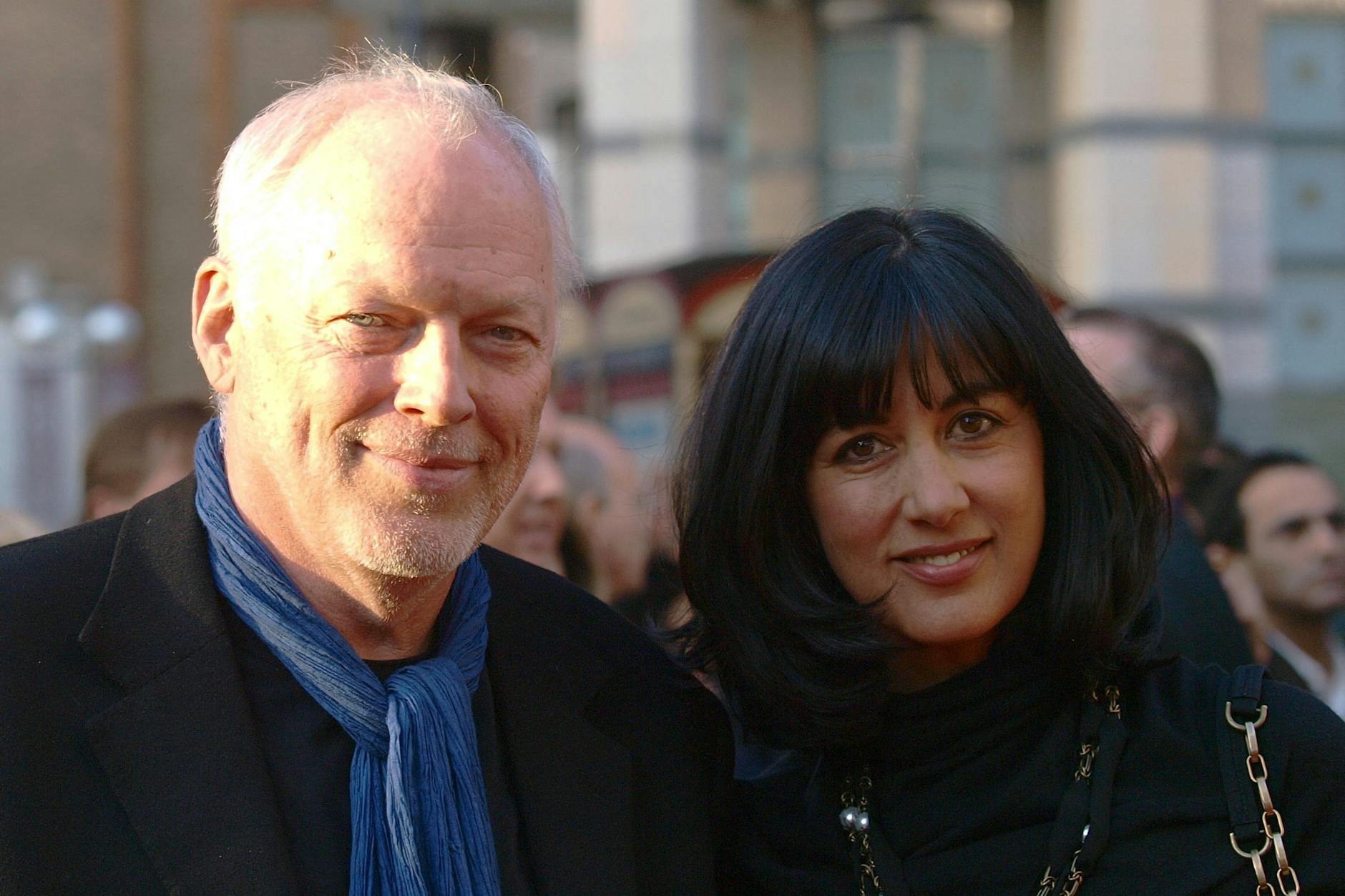 Pink-Floyd-Sänger David Gilmour mit seiner Frau, der Schriftstellerin Polly Samson, die Roger Waters auf Twitter beschimpft.