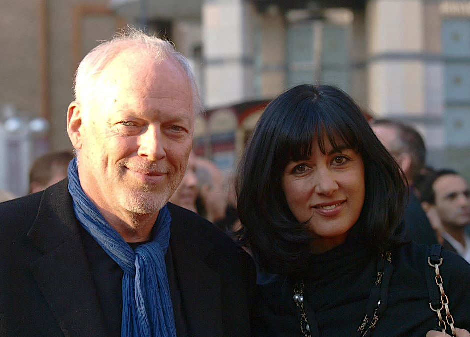 Pink-Floyd-Sänger David Gilmour mit seiner Frau, der Schriftstellerin Polly Samson, die Roger Waters auf Twitter beschimpft.