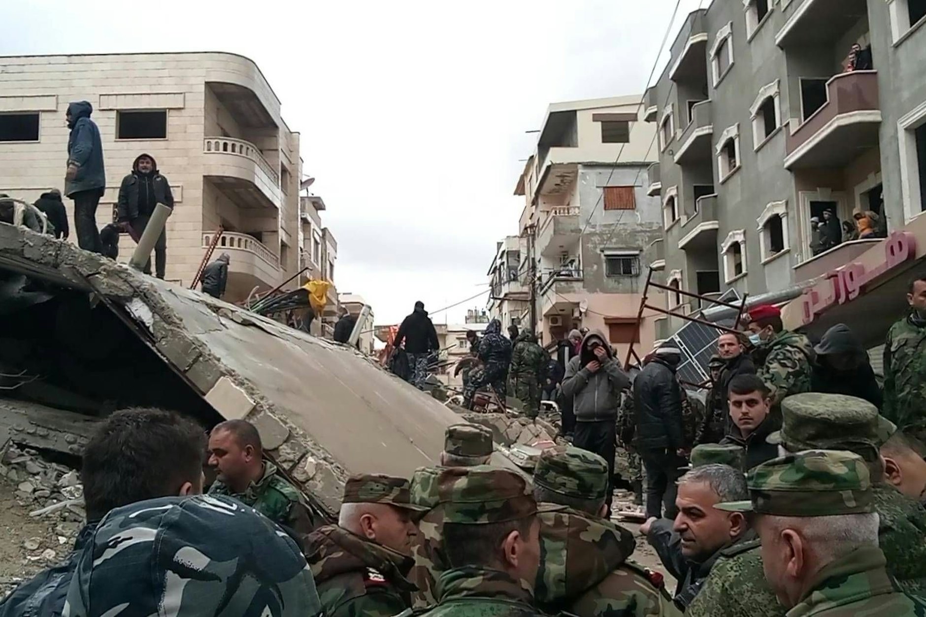 Zerstörung in Syrien nach dem Erdbeben.