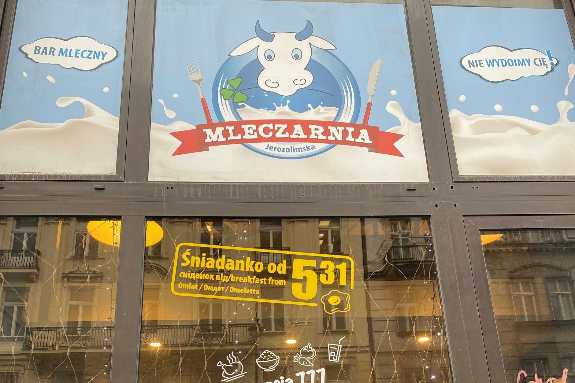 Die Mleczarnia Jerozolimska in Warschau.&nbsp;