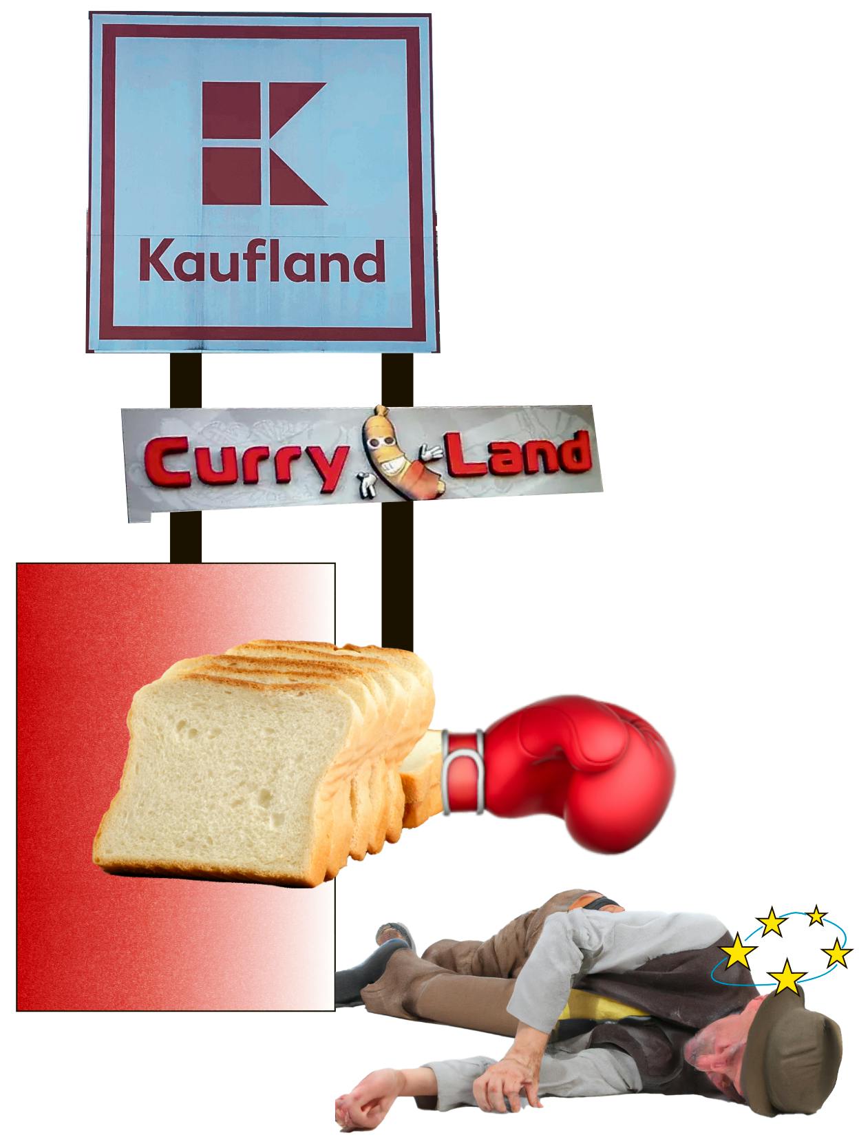 Unser Tipp: Lassen Sie das mit dem Einkaufen und essen Sie hier einfach nur eine Currywurst.