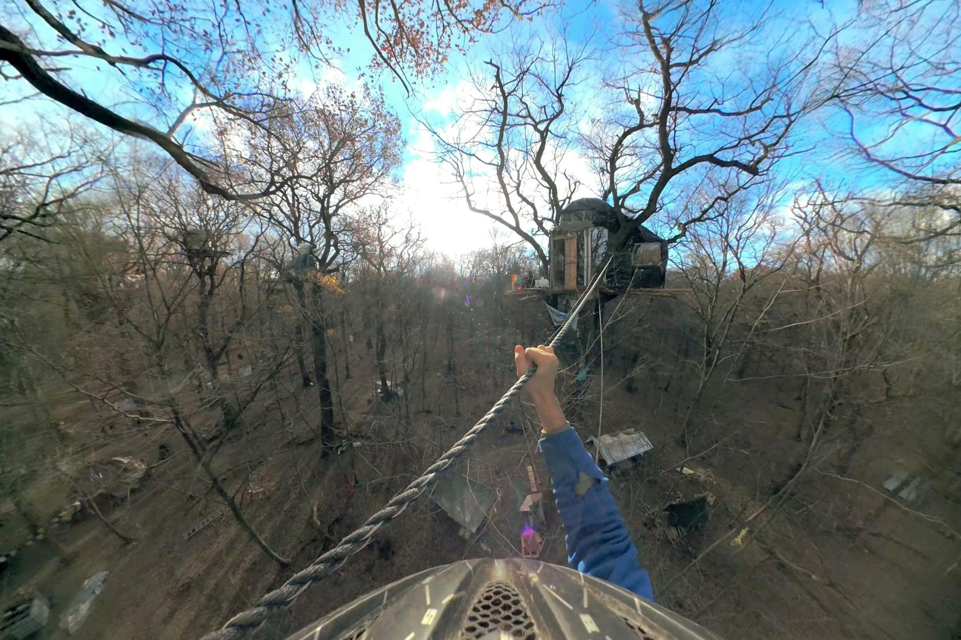 Die Perspektive eines Klimaaktivsisten im Hambacher Forst.