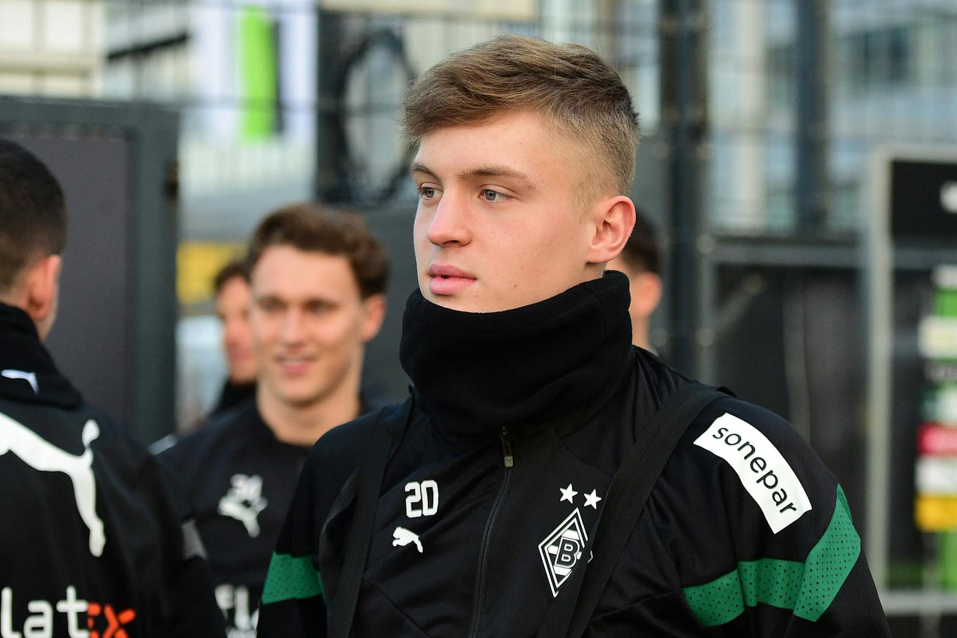 Der frühere Herthaner Luca Netz kommt am Sonntag mit Borussia Mönchengladbach ins Berliner Olympiastadion.