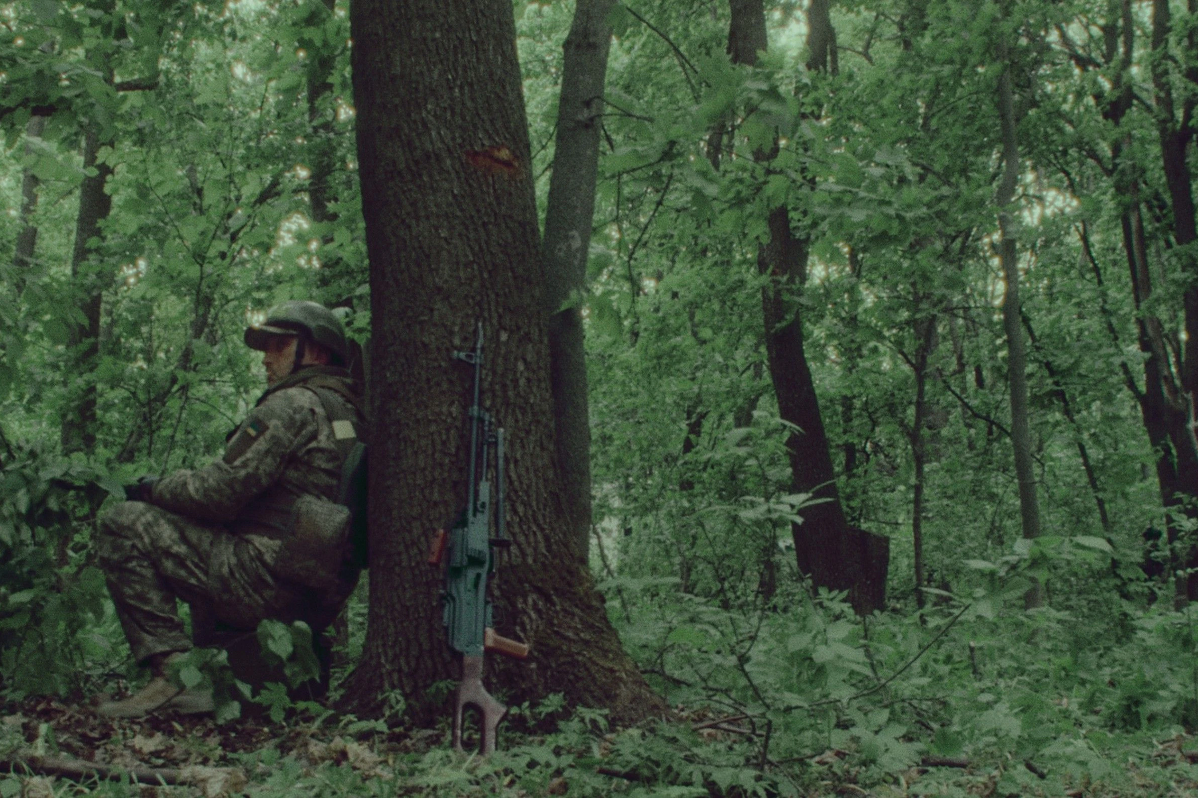 Ein Soldat der ukrainischen Armee
