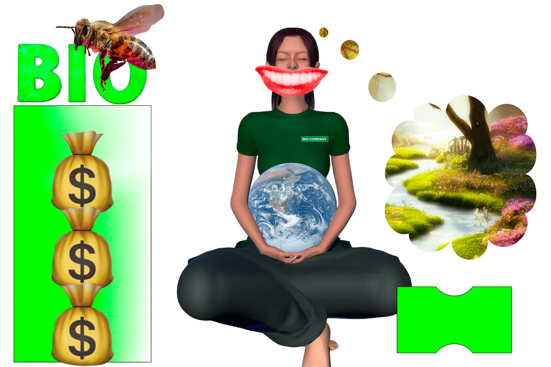 Ach, wie schön ist die Biowelt: In Biesdorf wird einem ganz grün vor Augen.