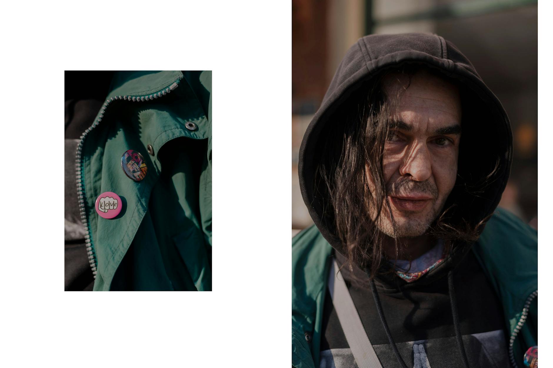 Rico Zyrannó ist selber abhängig und sammelt Spritzen auf dem Leopoldplatz.