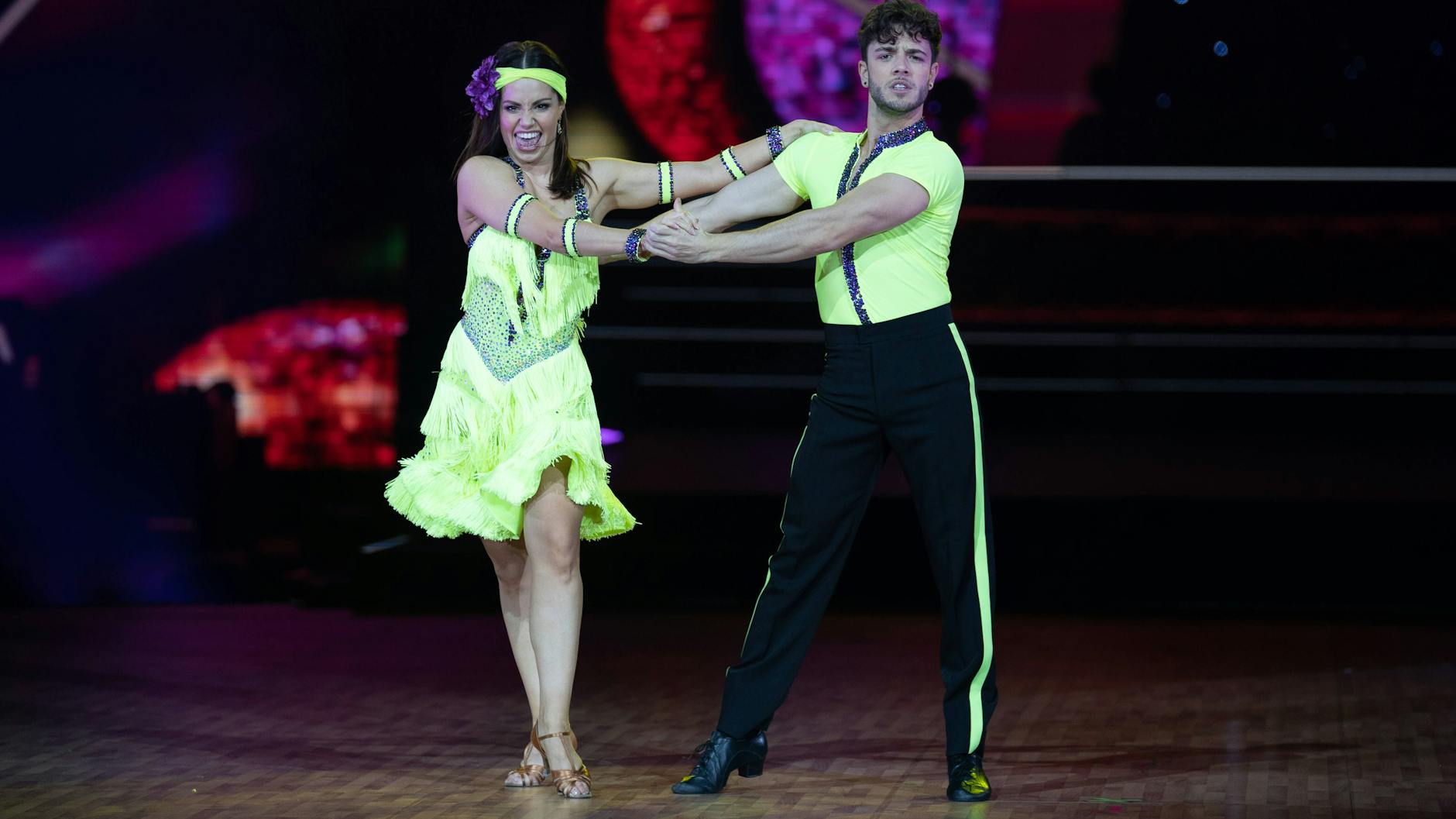 Lernte bei „Let’s Dance“ die Liebe ihres Lebens kennen: Christina Luft, die seit 2020 mit DSDS-Star Luca Hänni zusammen ist.