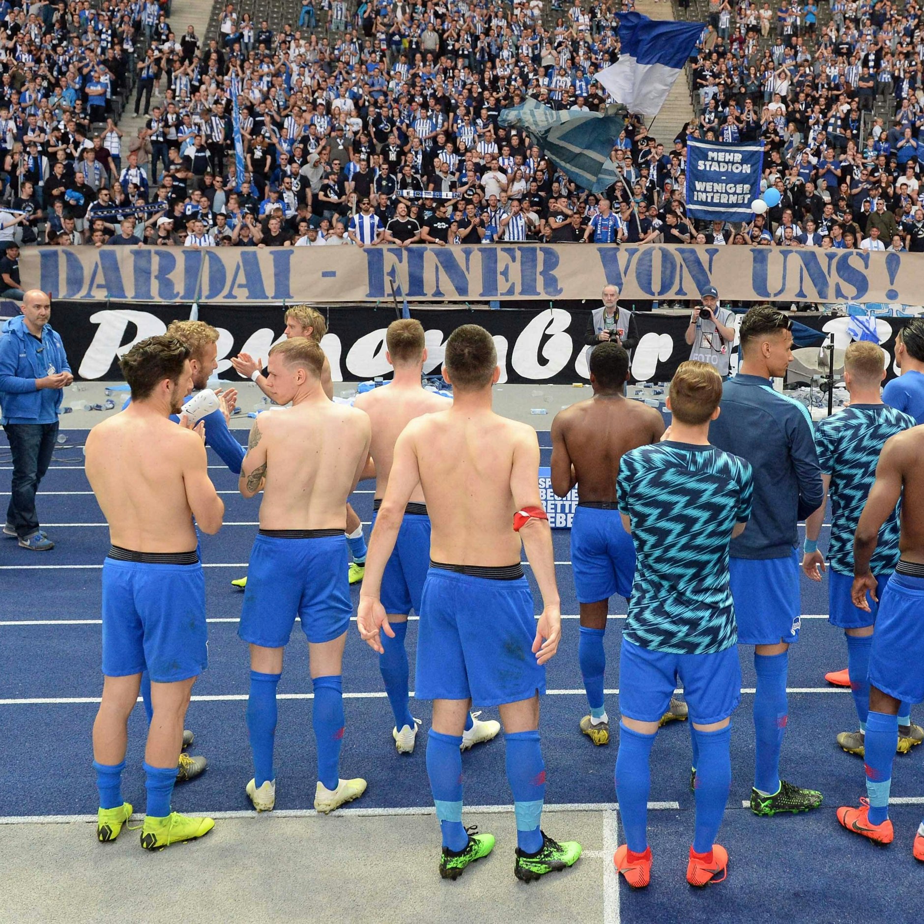 Die Fans von Hertha BSC mögen Liebling Pal Dardai. ER schrieb als Spieler und Trainer Geschichte im Klub.