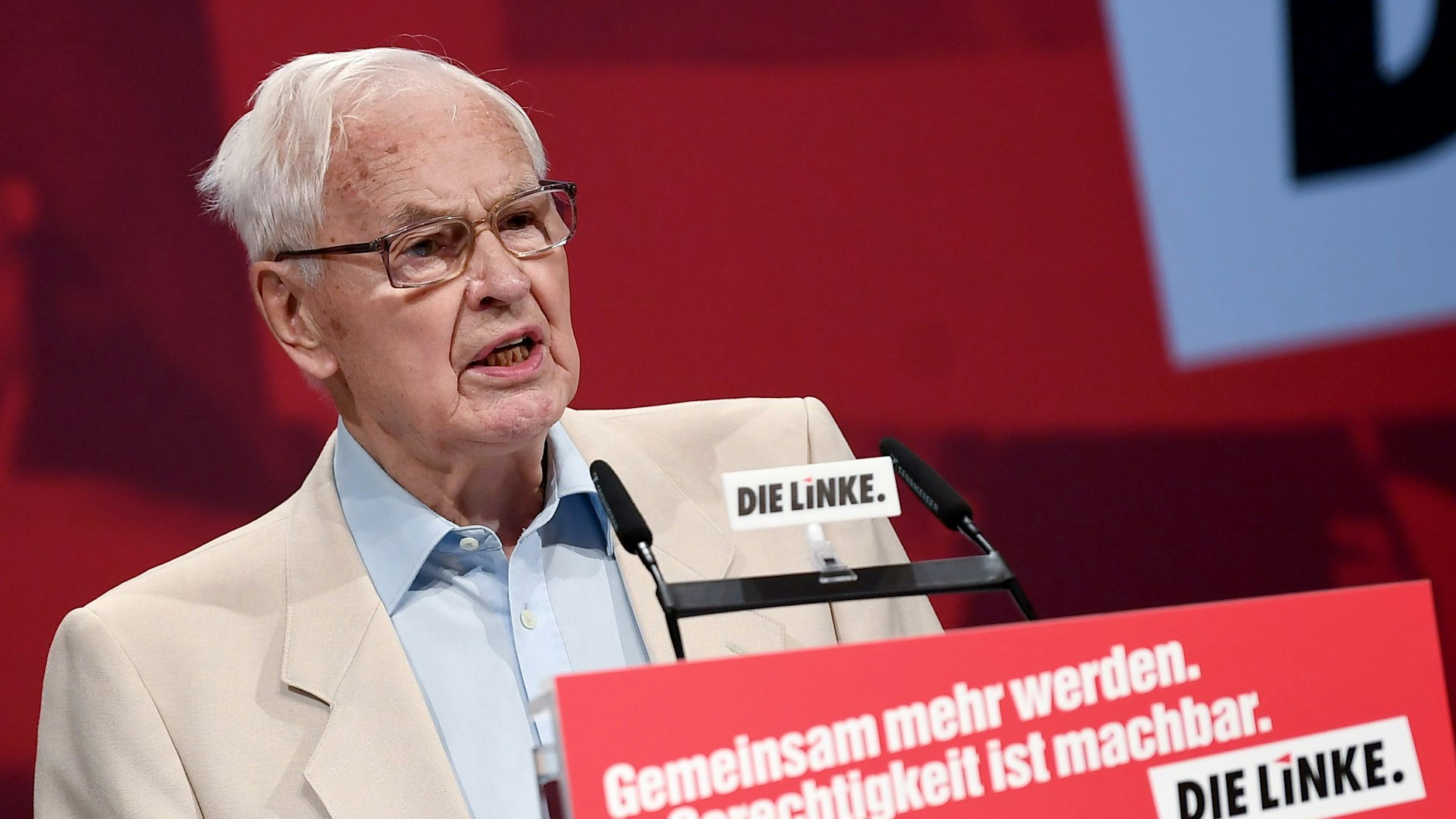Hans Modrow war viele Jahre im Ältestenrat der Partei Die Linke.