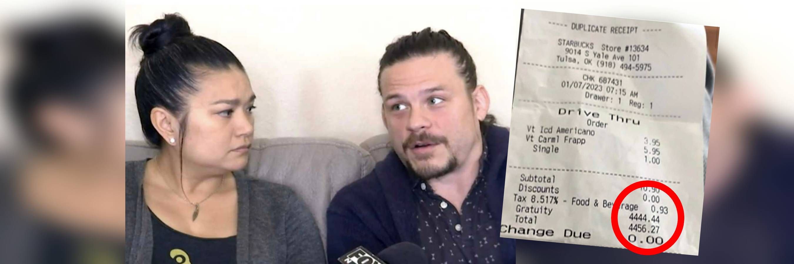 Irre Abzocke: Starbucks bucht 4444,44 Dollar Trinkgeld ab – bei der Rückzahlung platzt der Scheck!