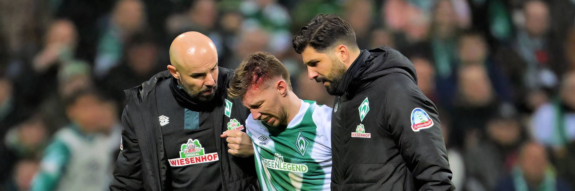 Mitchell Weiser musste gegen den BVB richtig einstecken. Der Ex-Profi von Hertha BSC blutete am Kopf und wurde wegen einer Fußverletzung ausgewechselt.