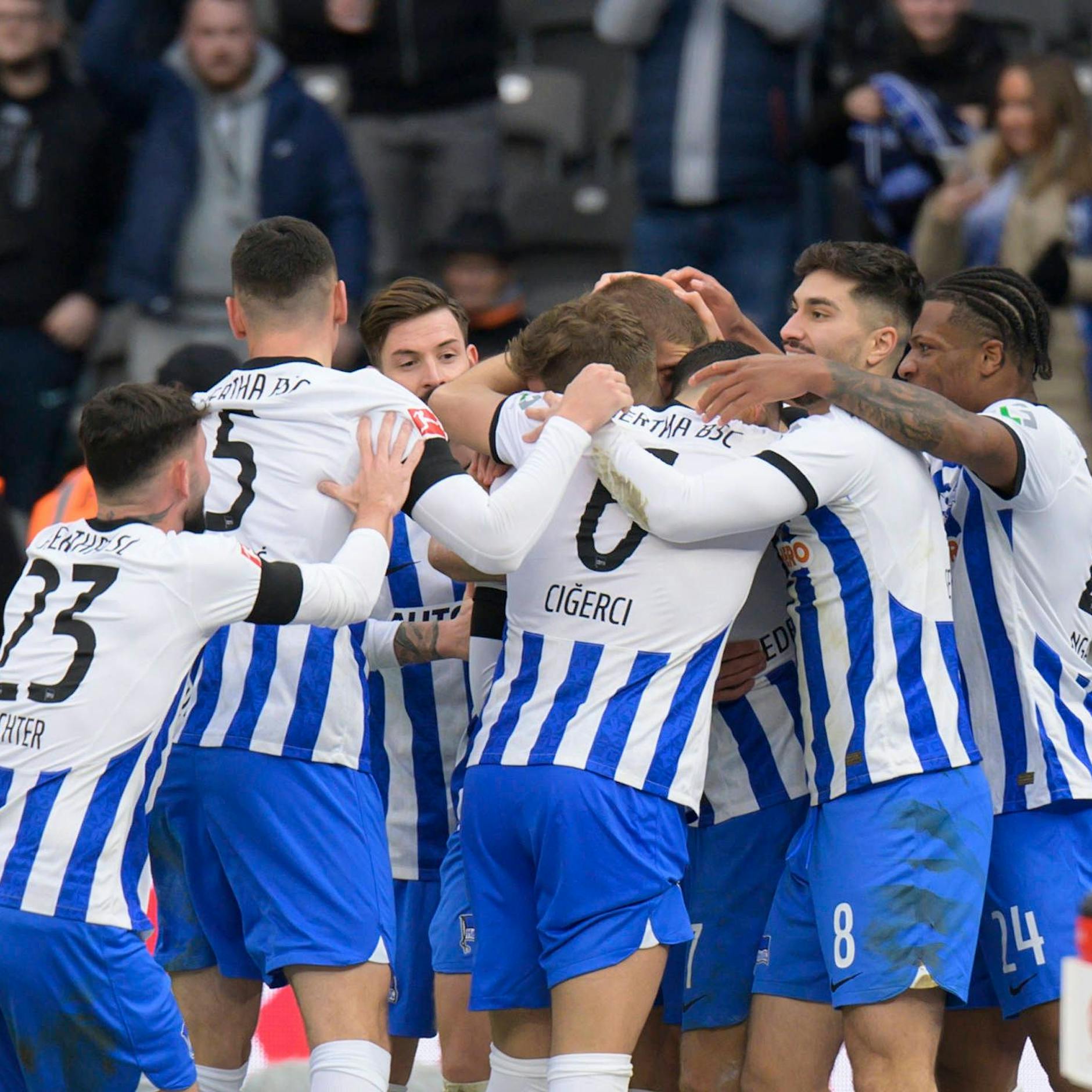 4:1 gegen Mönchengladbach: Hertha BSC lässt das Olympiastadion beben und die Fans vom Klassenerhalt träumen
