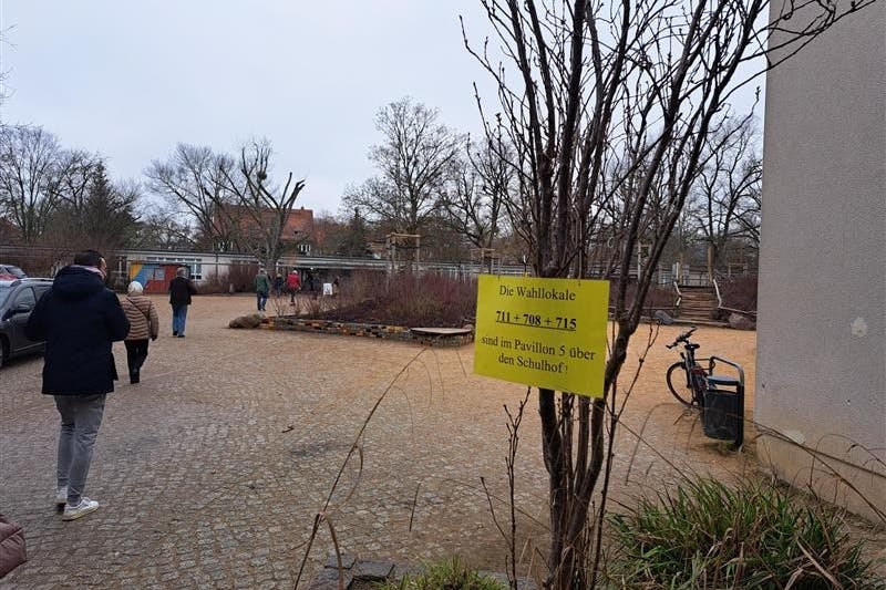 Bisher kaum Wähler-Andrang im Wahlkreis Charlottenburg-Wilmersdorf 7.