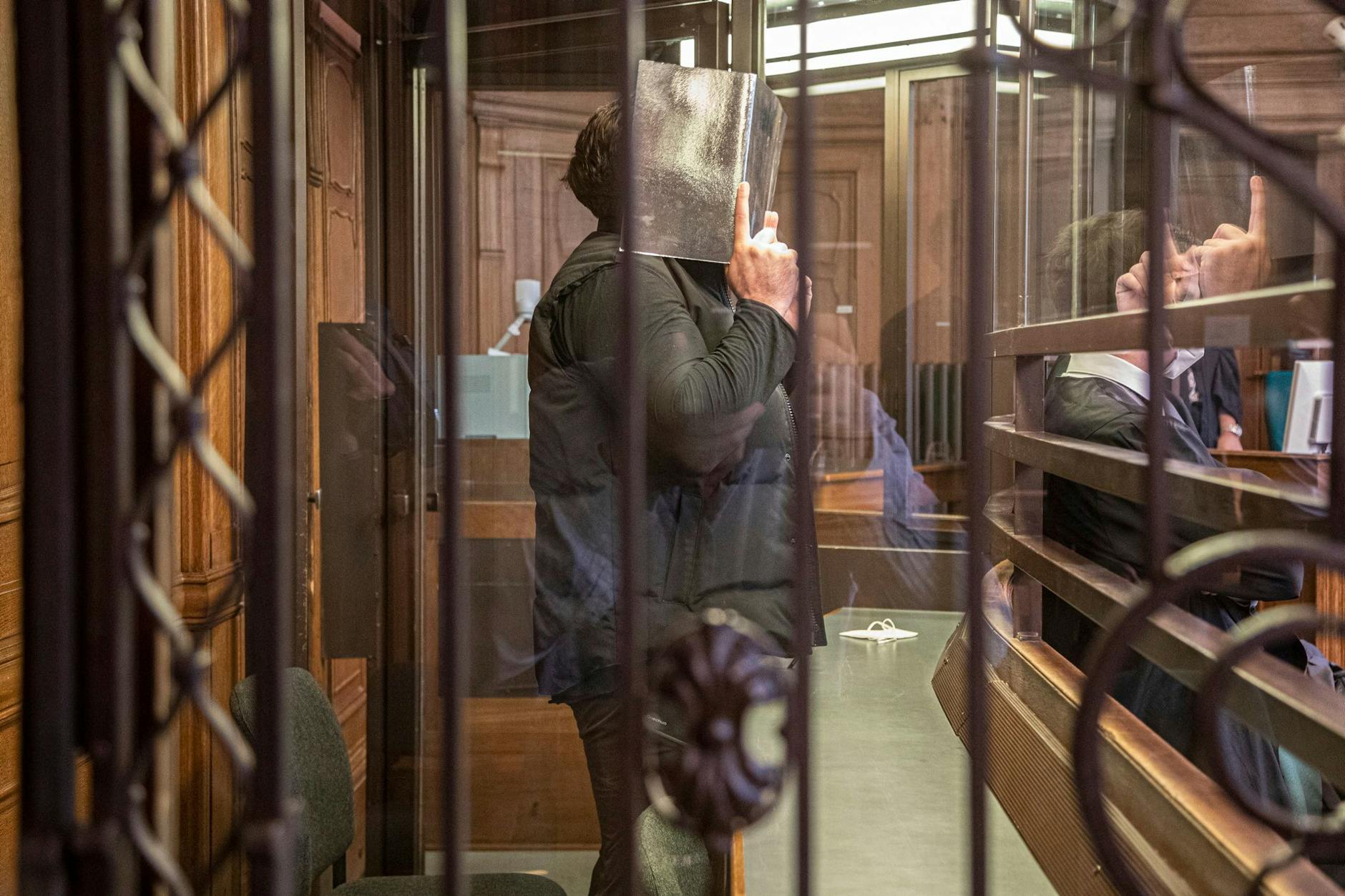 Muhamed R. (32) bei seinem Prozess vorm Berliner Landgericht