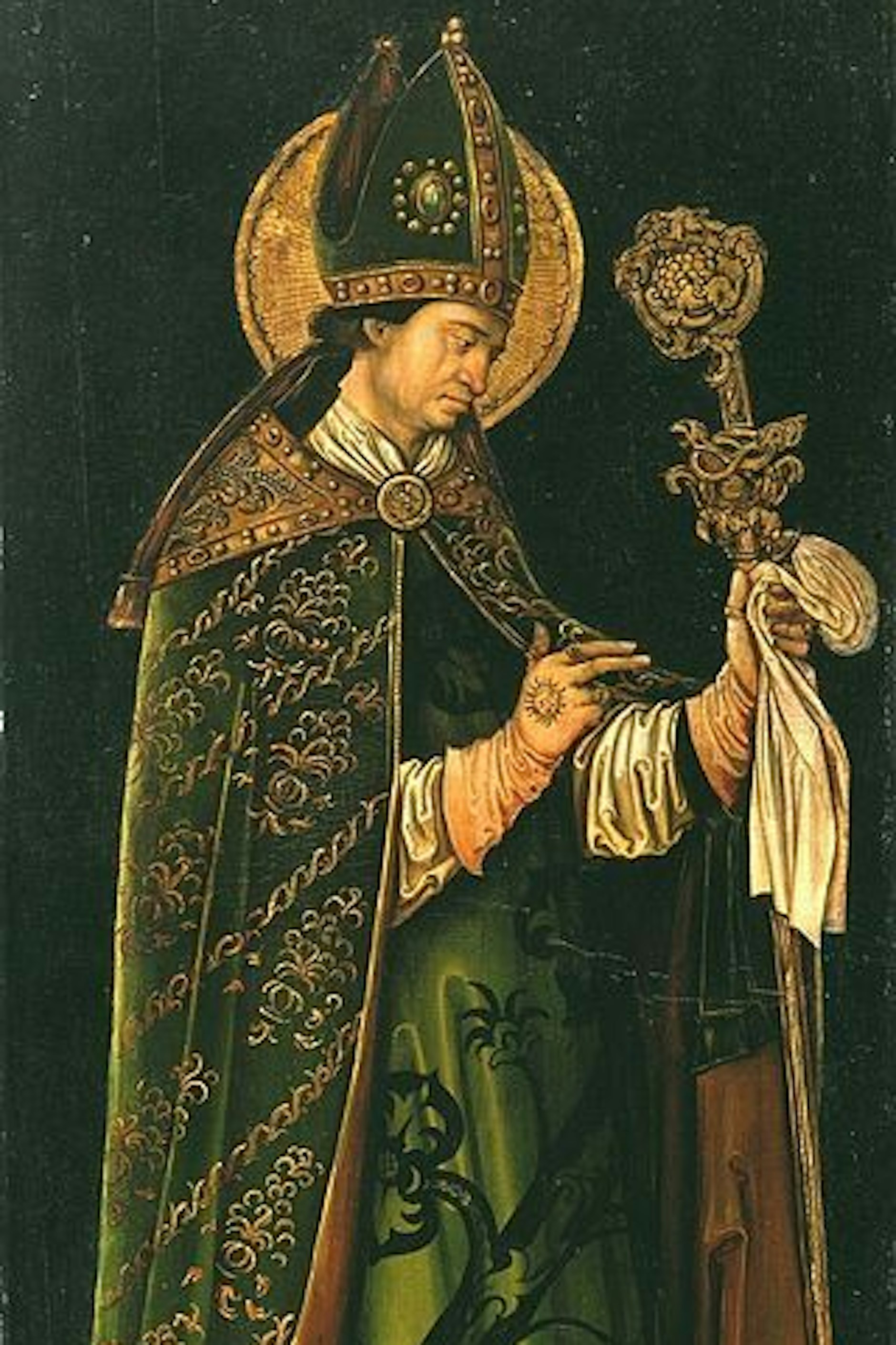 Der heilige Valentin (Ölmalerei von Leonhard Beck, um 1510)