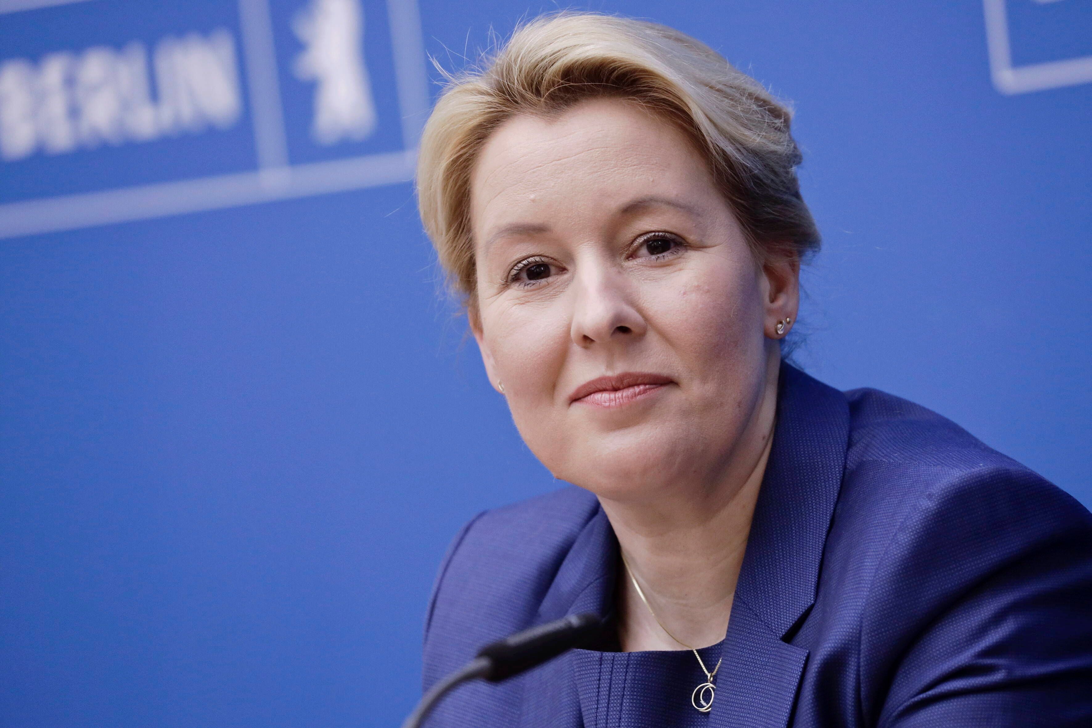 Image - Trotz gigantischer Wahl-Schlappe der SPD: Franziska Giffey will Regierende Bürgermeisterin bleiben!