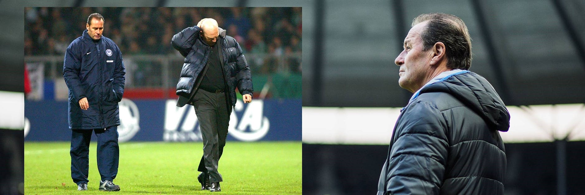 Trainer-Guru Huub Stevens wurde 2003 von Ex-Manager Dieter Hoeneß bei Hertha BSC entlassen, weil der Abstieg drohte. Nun befürchtet Stevens, dass es in dieser Saison wirklich dazu kommt. 