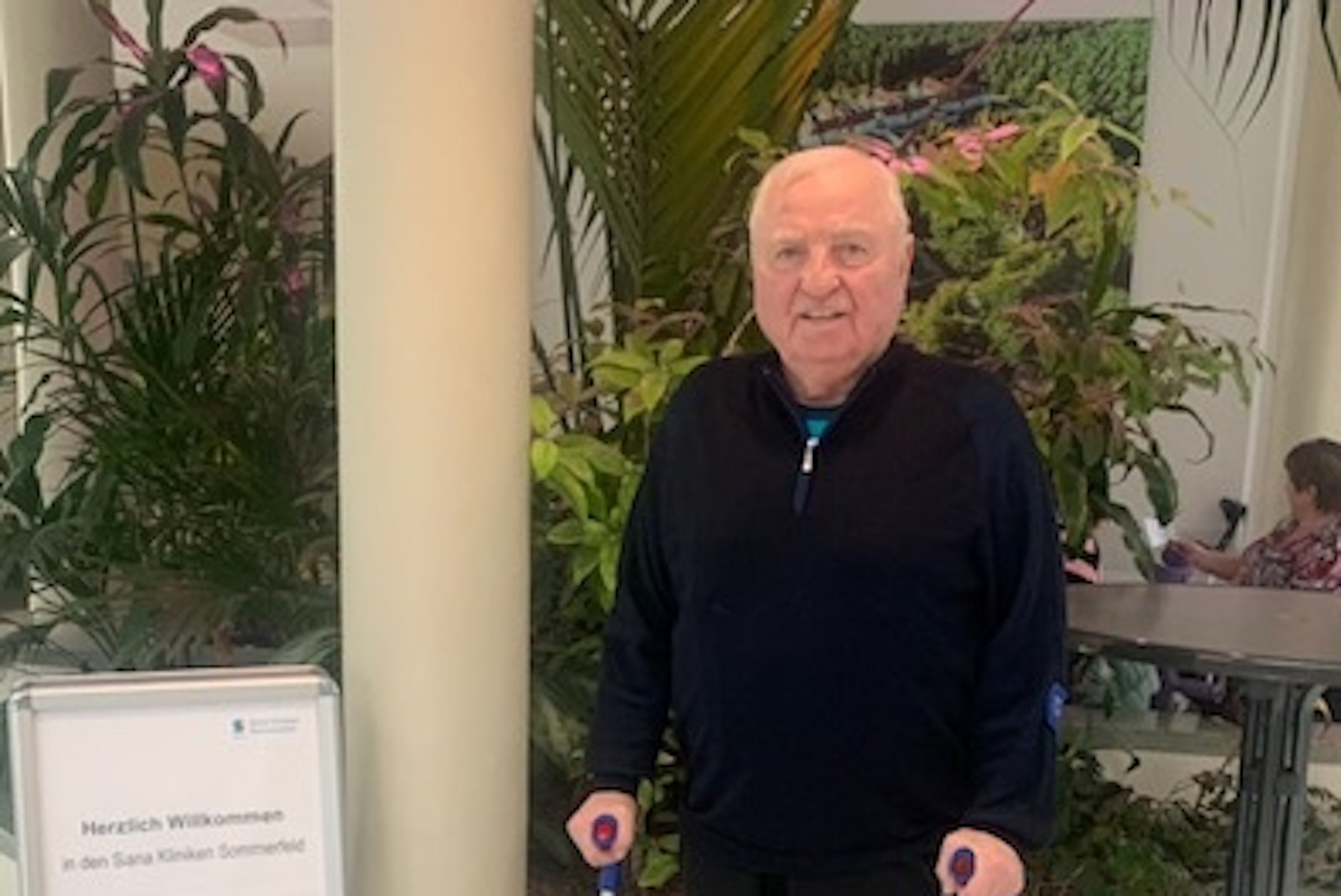 Ulli Wegner kämpft sich in der Schmerzklinik in Sommerfeld zurück ins Leben.