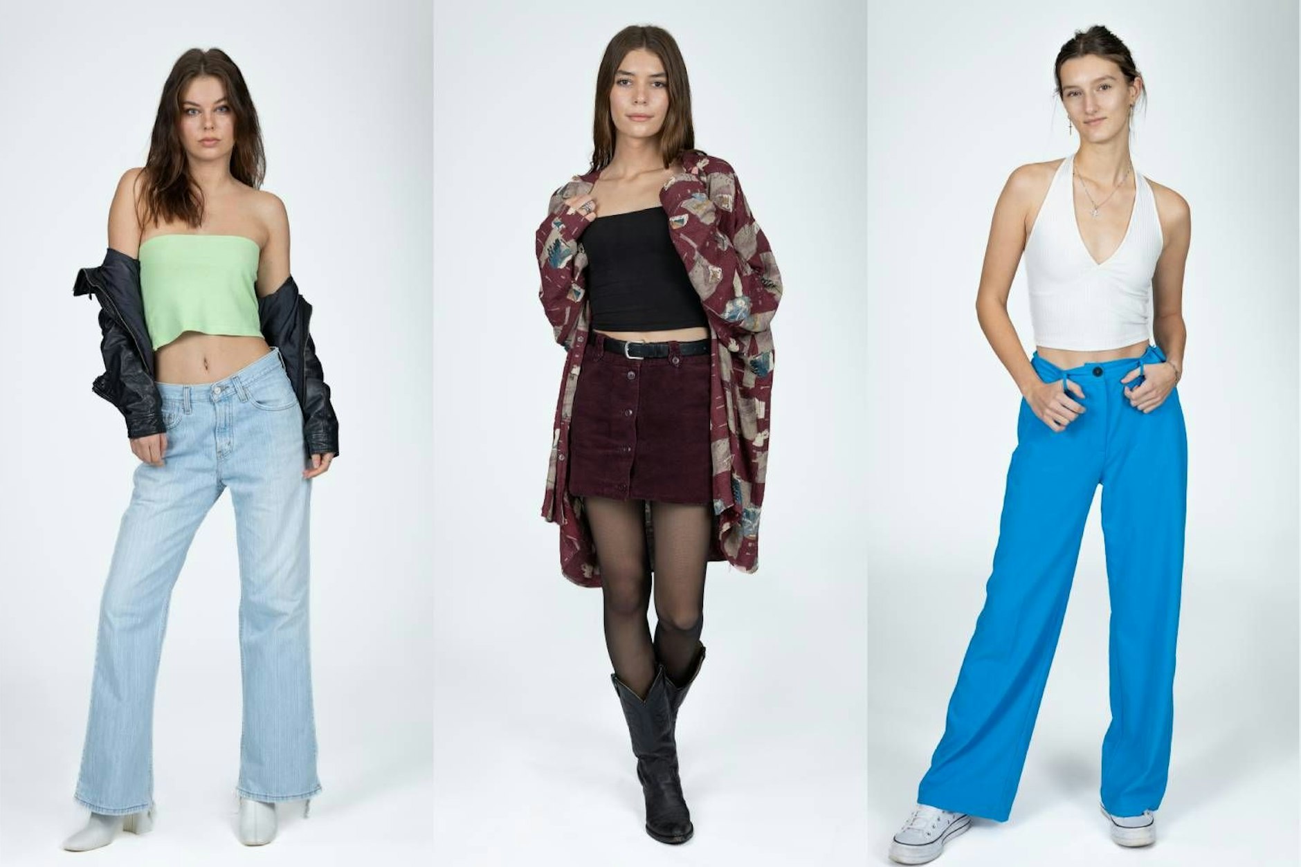 Selma, Mirella und Anya (v.l.) aus Berlin wollen Germany's Next Topmodel werden.