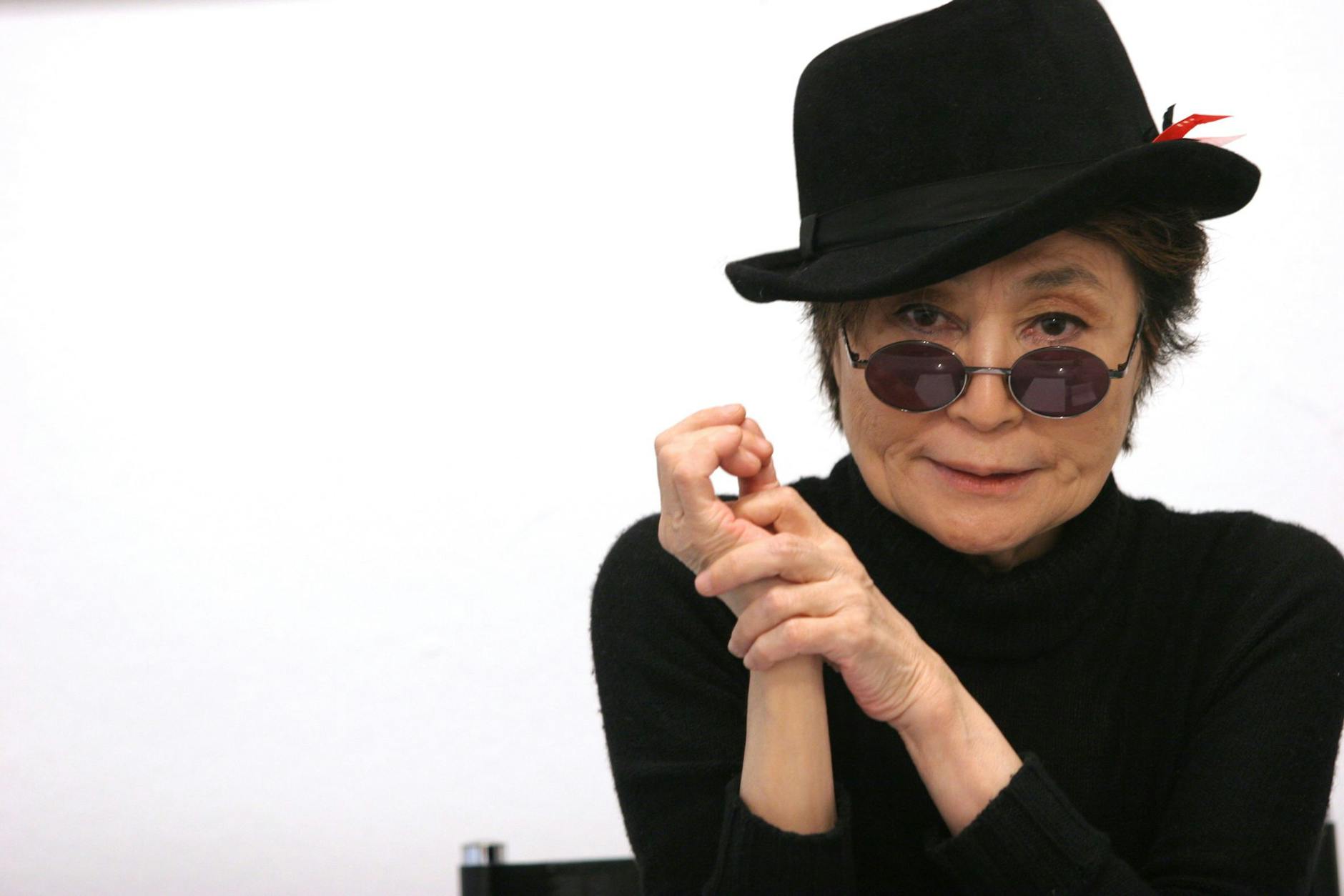 Die japanische Künstlerin und Ehefrau des verstorbenen John Lennon, Yoko Ono.
