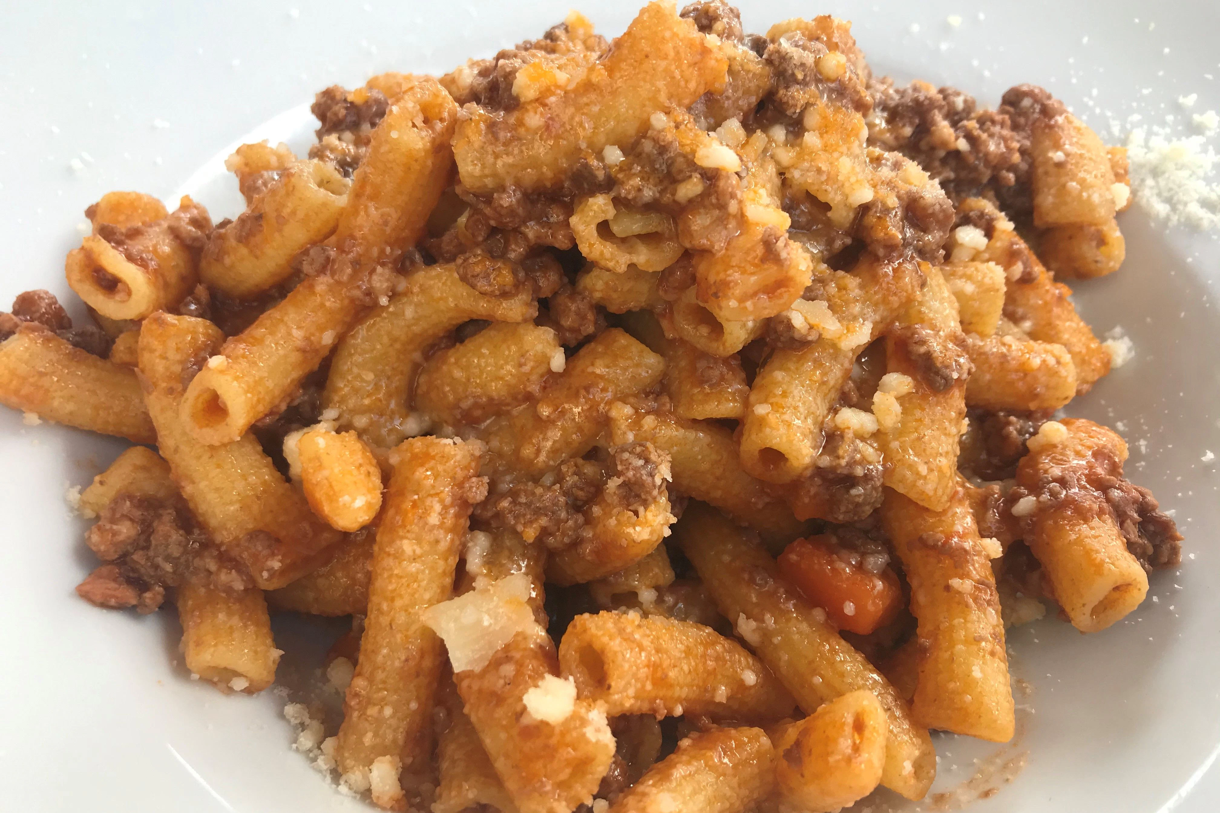 So sieht die traditionelle Bolognese des Autors aus.