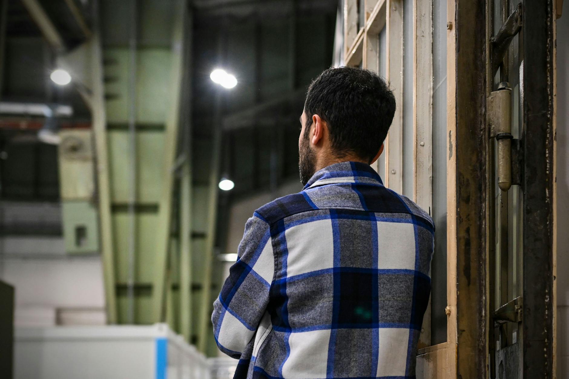 Im Hangar in Tempelhof