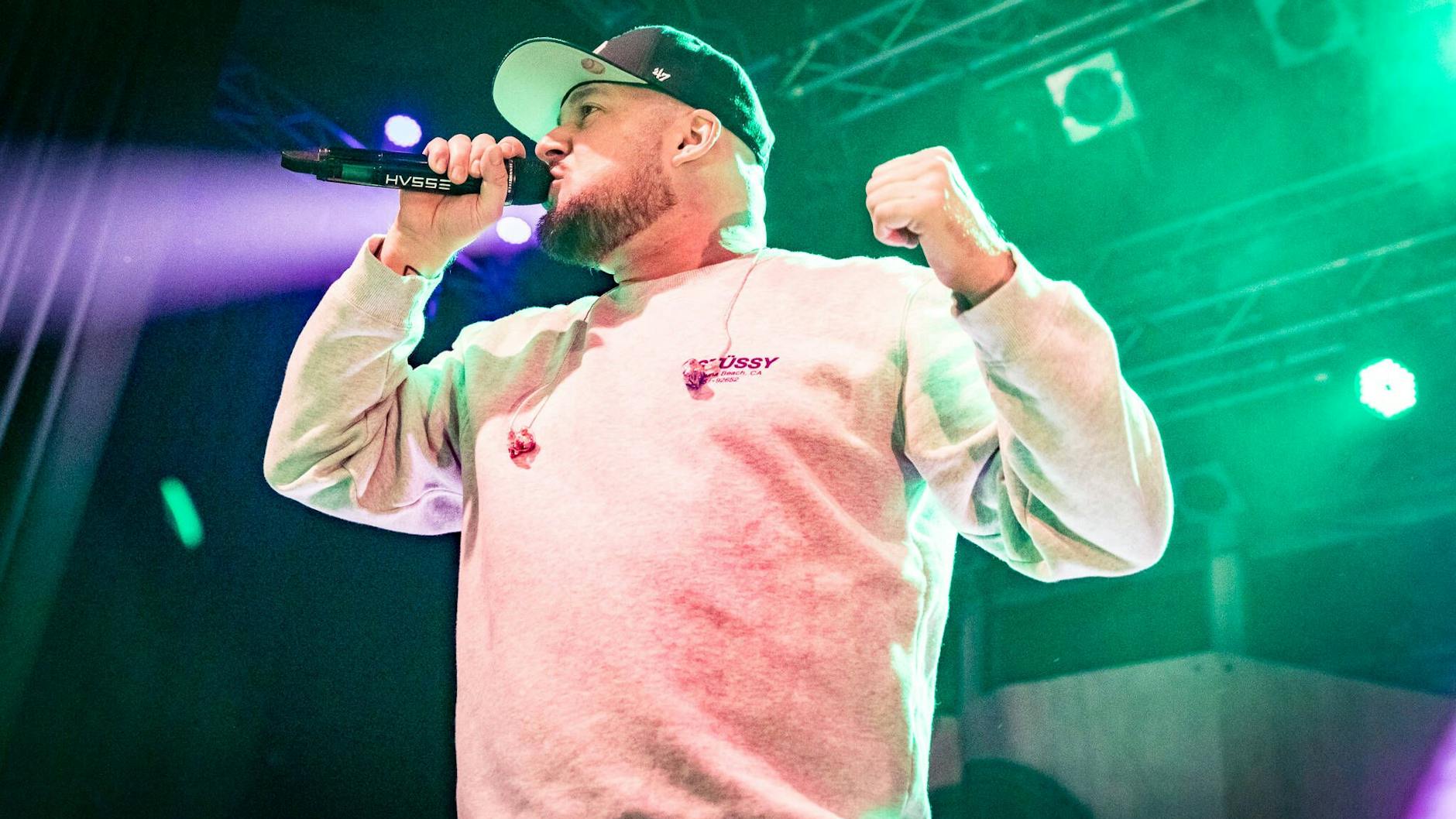 Rapper Kool Savas bei einem Auftritt im Jahr 2019.