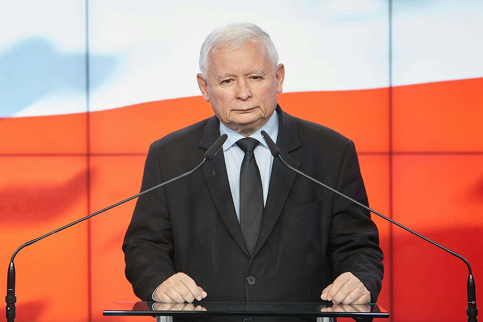 Prezes partii PiS: Jarosław Kaczyński