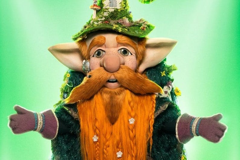 Der Gnom bei „The Masked Singer“. Im Kostüm steckte Schauspiel-Legende Dick van Dyke.